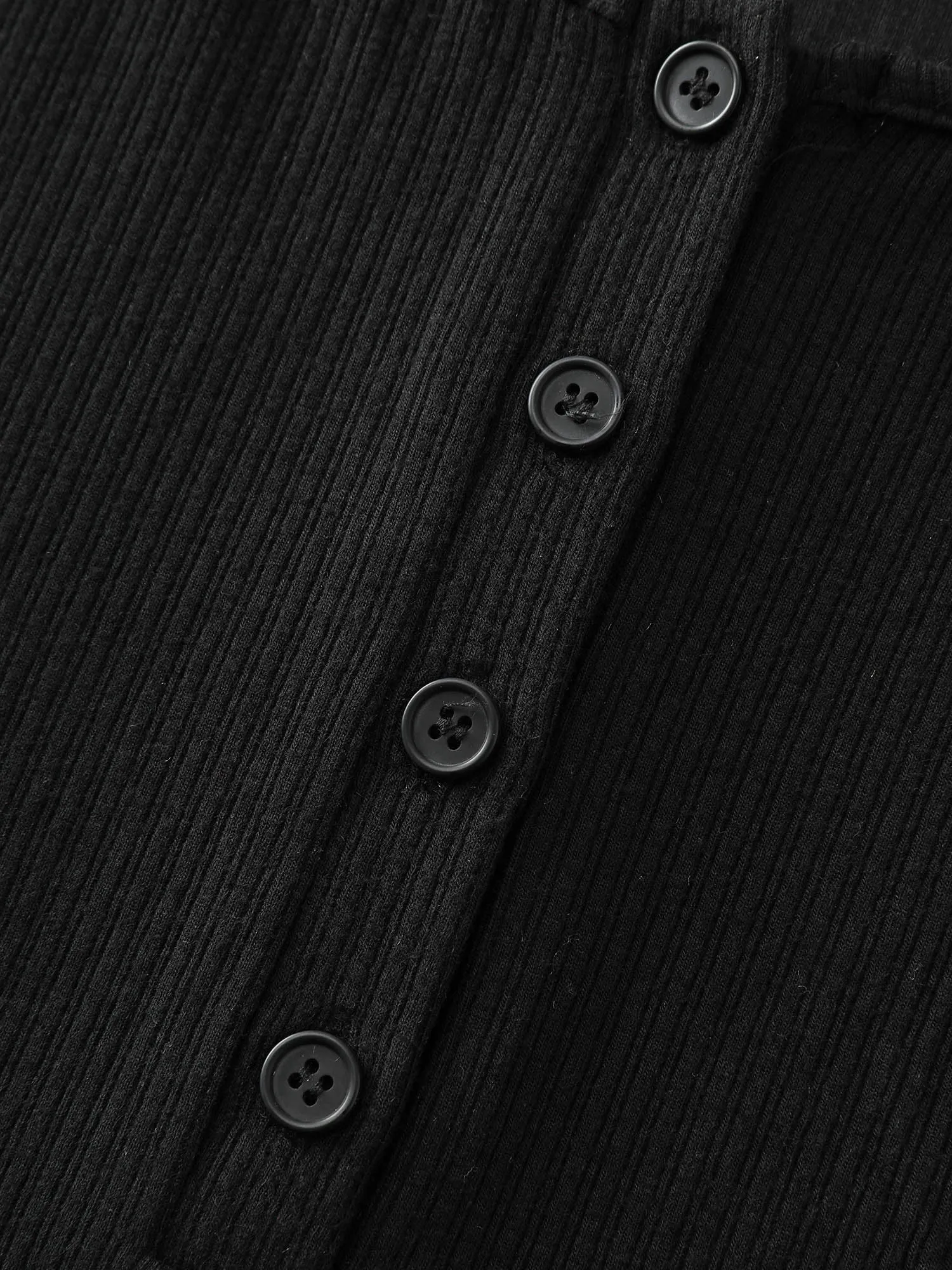 Striped Contrast Button Placket T-Shirt sold by Bloomchic product image thumbnail 5