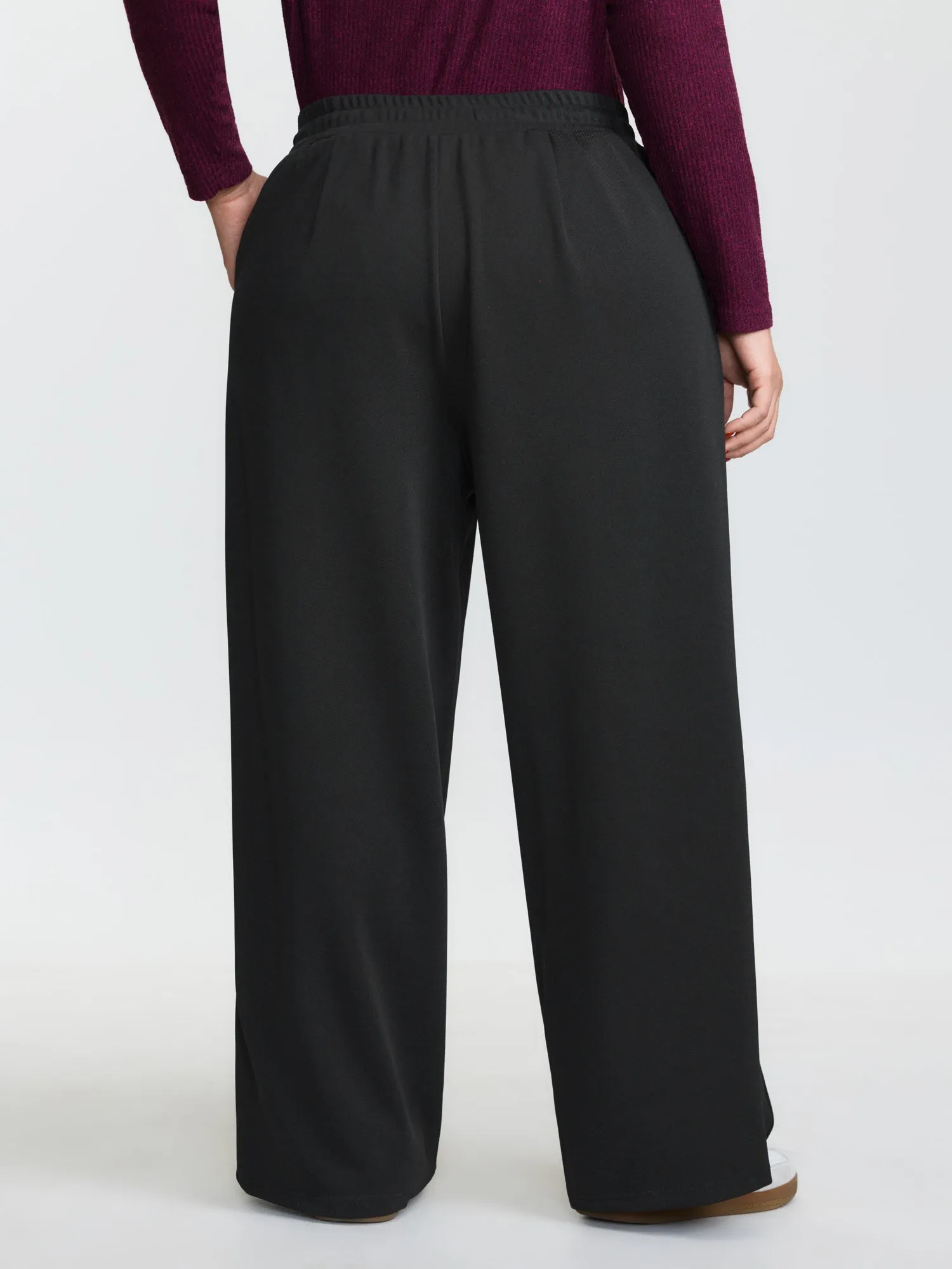 Stretchy Drawstring Waist Seamed Pants sold by Bloomchic product image thumbnail 5