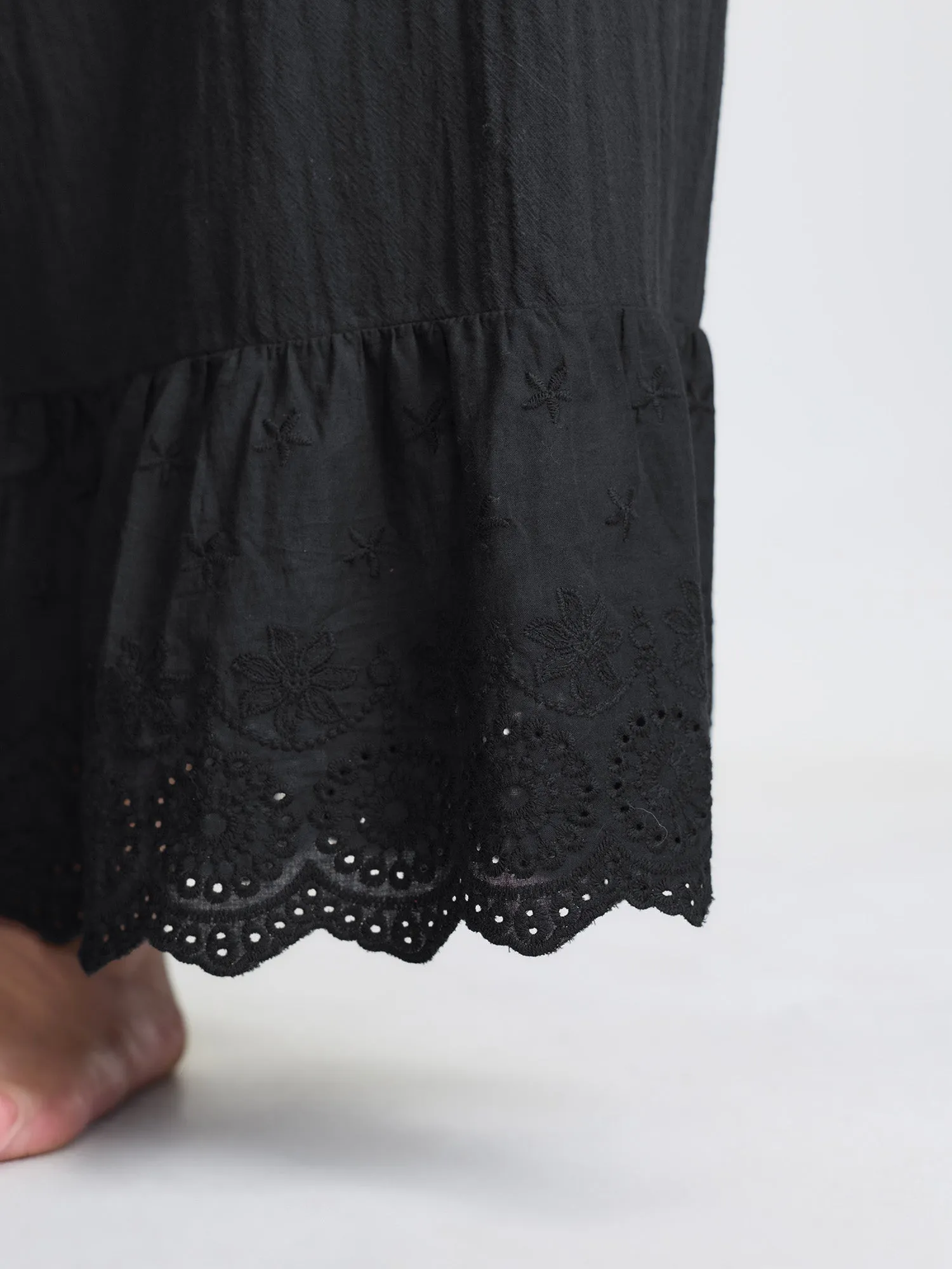 Pure Cotton Ruffled Hem Lounge Bottoms sold by Bloomchic product image thumbnail 5