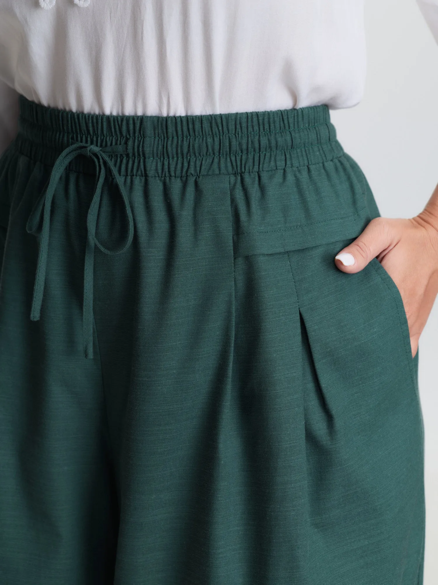 Supersoft Wide Waistband Drawstring Pants sold by Bloomchic product image thumbnail 3