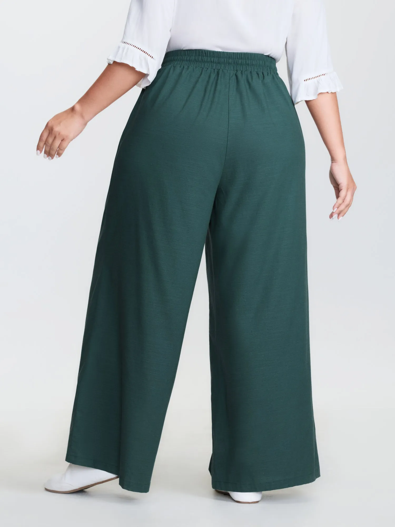 Supersoft Wide Waistband Drawstring Pants sold by Bloomchic product image thumbnail 5