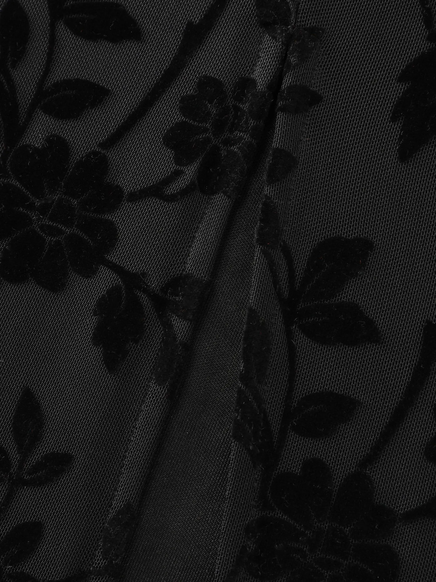 Floral Textured Jacquard Slit Hem Maxi Dress sold by Bloomchic product image thumbnail 5