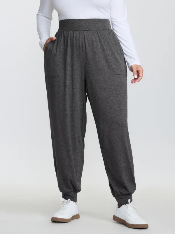 Supersoft Wide Waistband Jogger Pants sold by Bloomchic