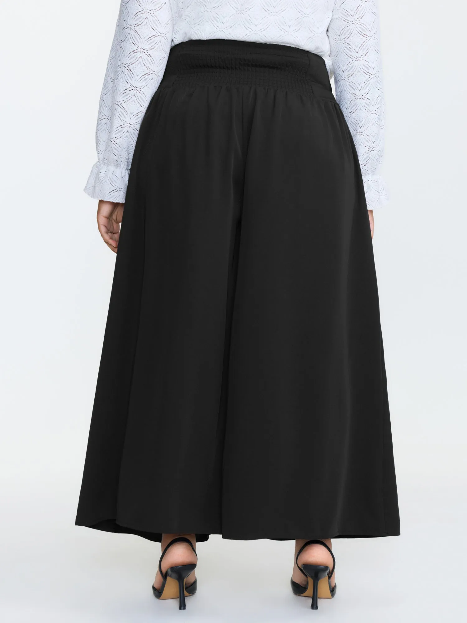 Wide Shirred Waistband Pockets Pants sold by Bloomchic product image thumbnail 4