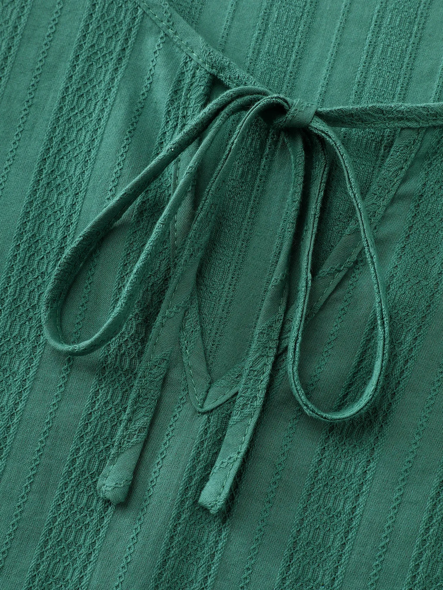 Textured Tiered Neck-Tie Blouse sold by Bloomchic product image thumbnail 5