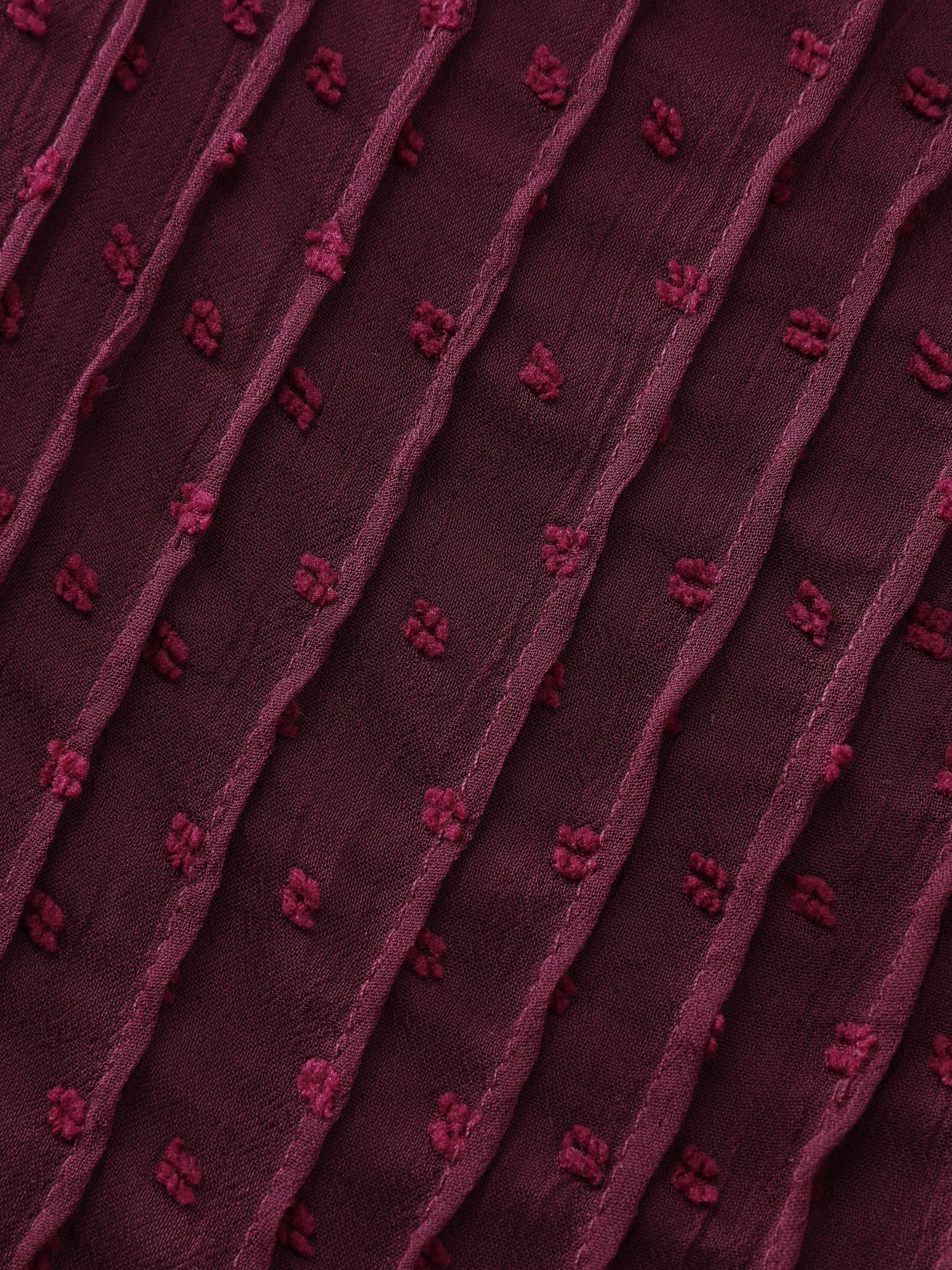 Chiffon Textured Toothpick Pleat Blouse sold by Bloomchic product image thumbnail 5