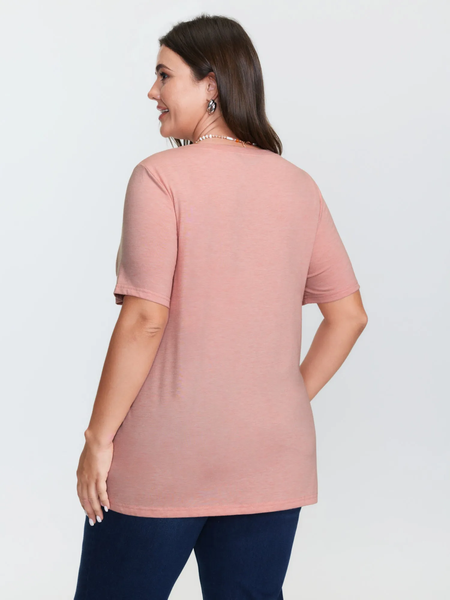 Supersoft Animal Print Half-Sleeve T-Shirt sold by Bloomchic product image thumbnail 5