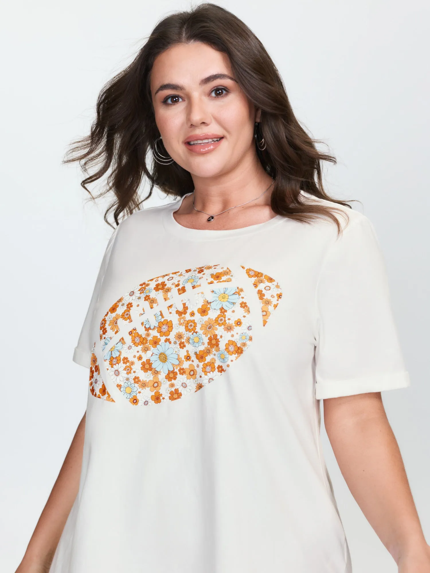 Supersoft Rugby Pattern T-Shirt sold by Bloomchic product image thumbnail 2