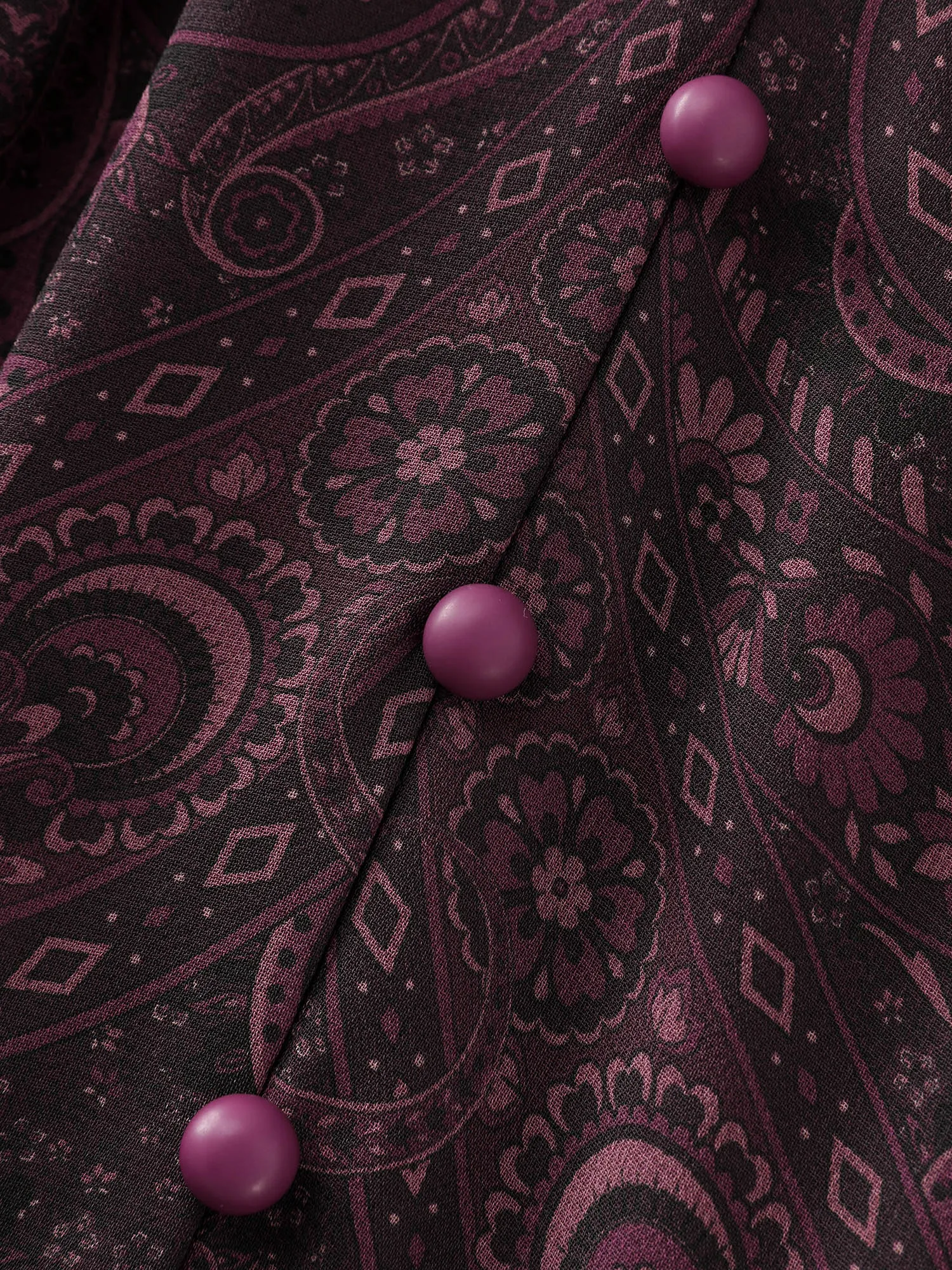 Sheer Sleeve Contrast V-Neck Midi Dress sold by Bloomchic product image thumbnail 5