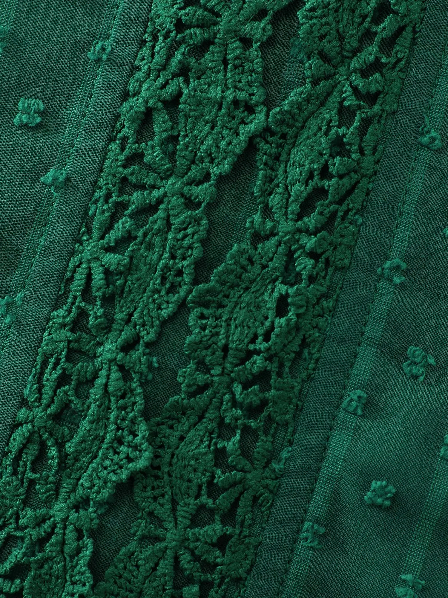 Textured Lace V-Neck Tank Top sold by Bloomchic product image thumbnail 5