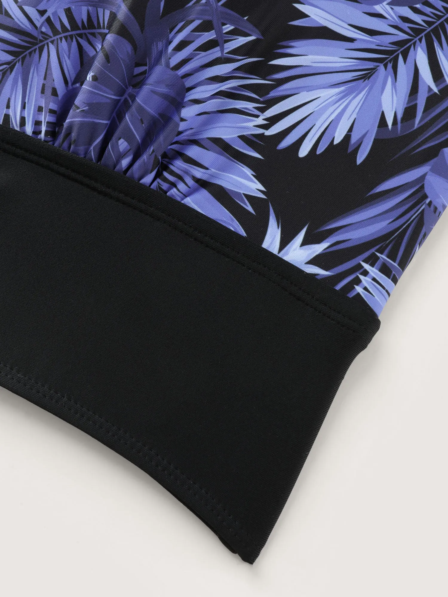 Tropical Print Colorblock Swim Top sold by Bloomchic product image thumbnail 4