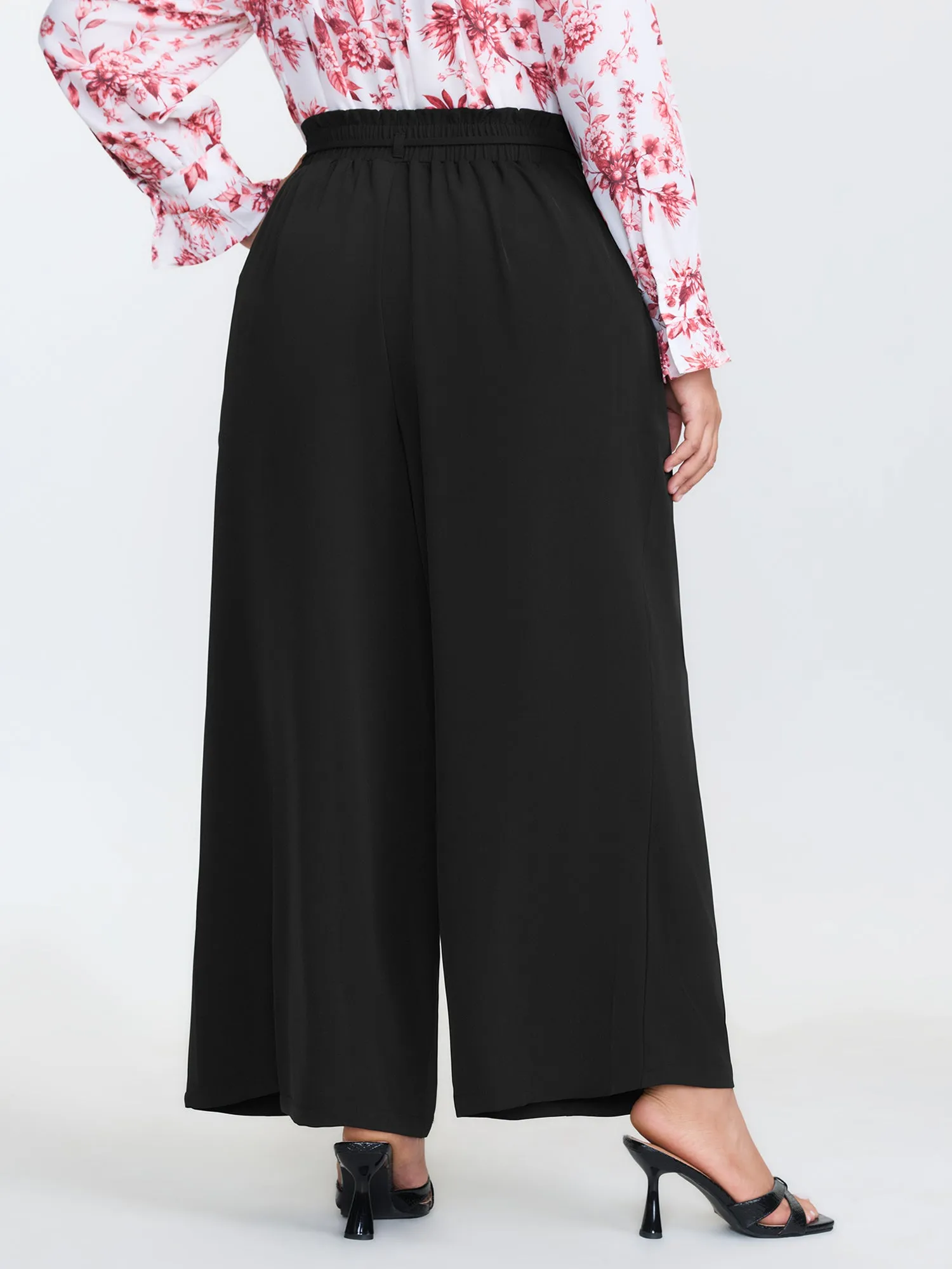 Stretchy Waist Drawstring Pockets Pants sold by Bloomchic product image thumbnail 5