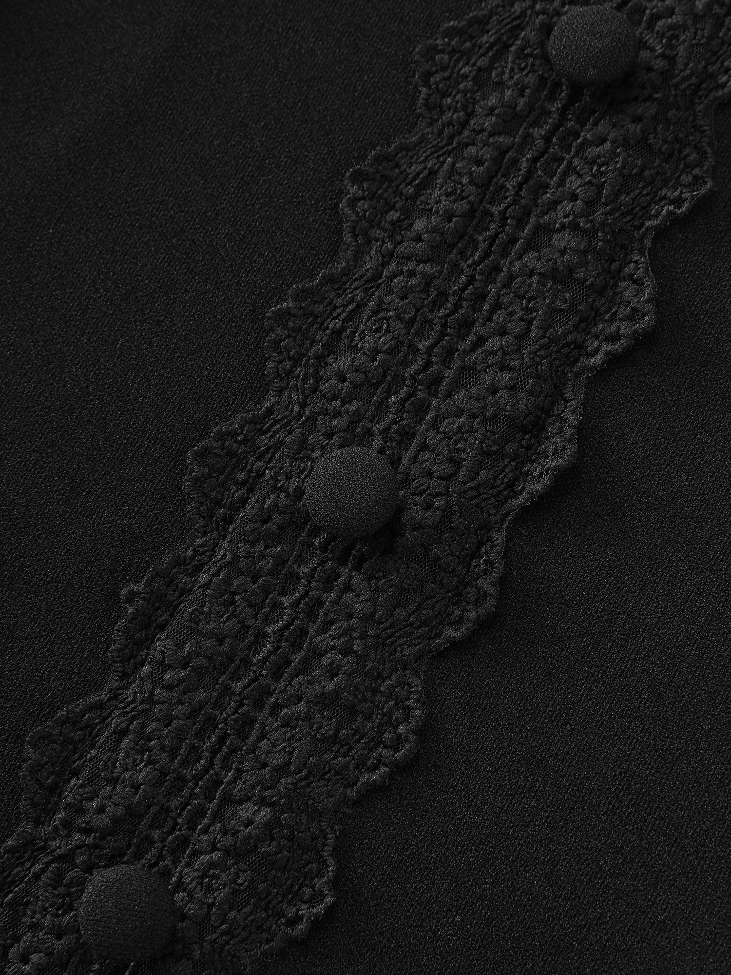 Lace Trim Cinched-Flared Tank Top sold by Bloomchic product image thumbnail 5