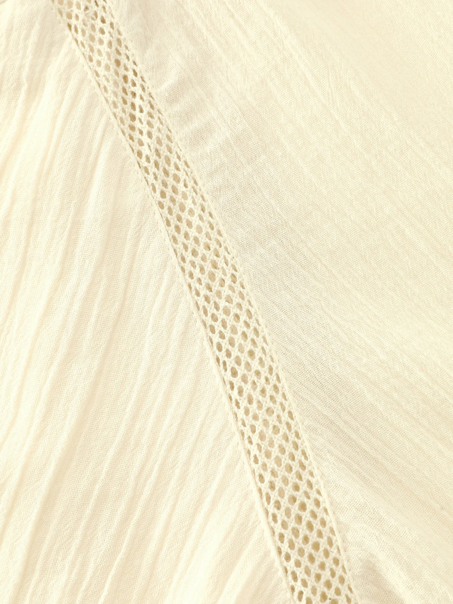 Pure Cotton Ruffled Lace Blouse sold by Bloomchic product image thumbnail 5