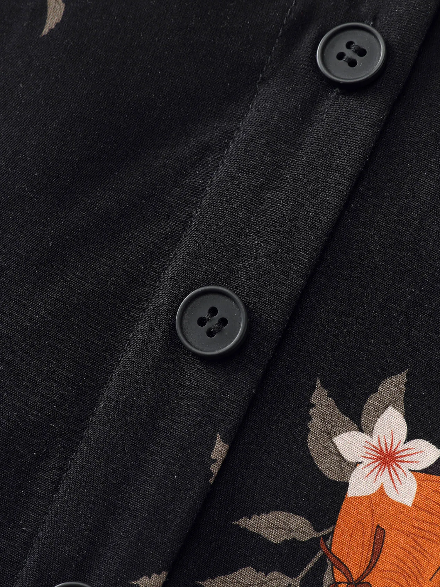 Retro Floral Print Cinched-Waist Midi Dress sold by Bloomchic product image thumbnail 5