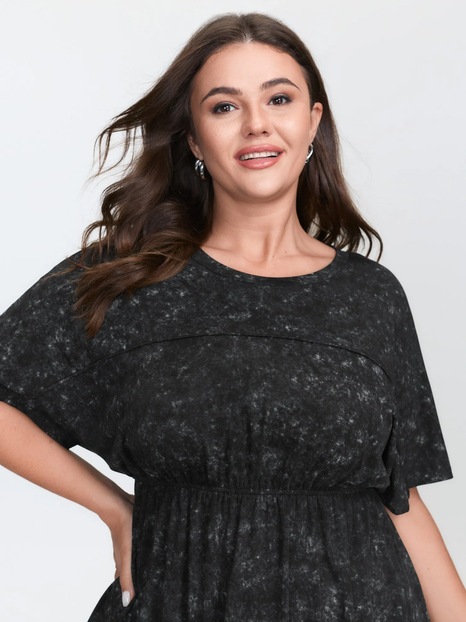 Vintage Wash Raglan Sleeve T-Shirt sold by Bloomchic product image thumbnail 2