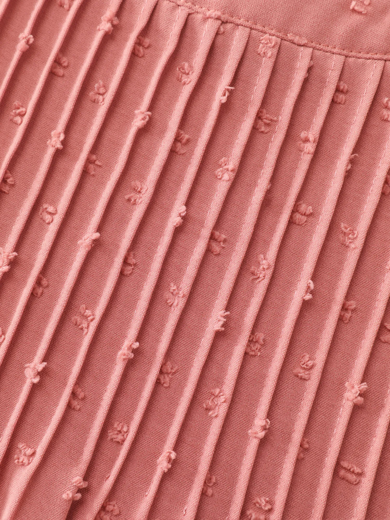 Textured Dots Pleated Blouse sold by Bloomchic product image thumbnail 5