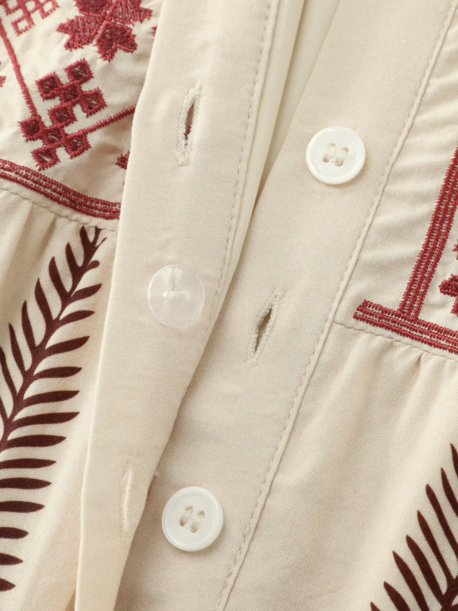 Floral Print Color Contrast Pockets Midi Dress sold by Bloomchic product image thumbnail 5