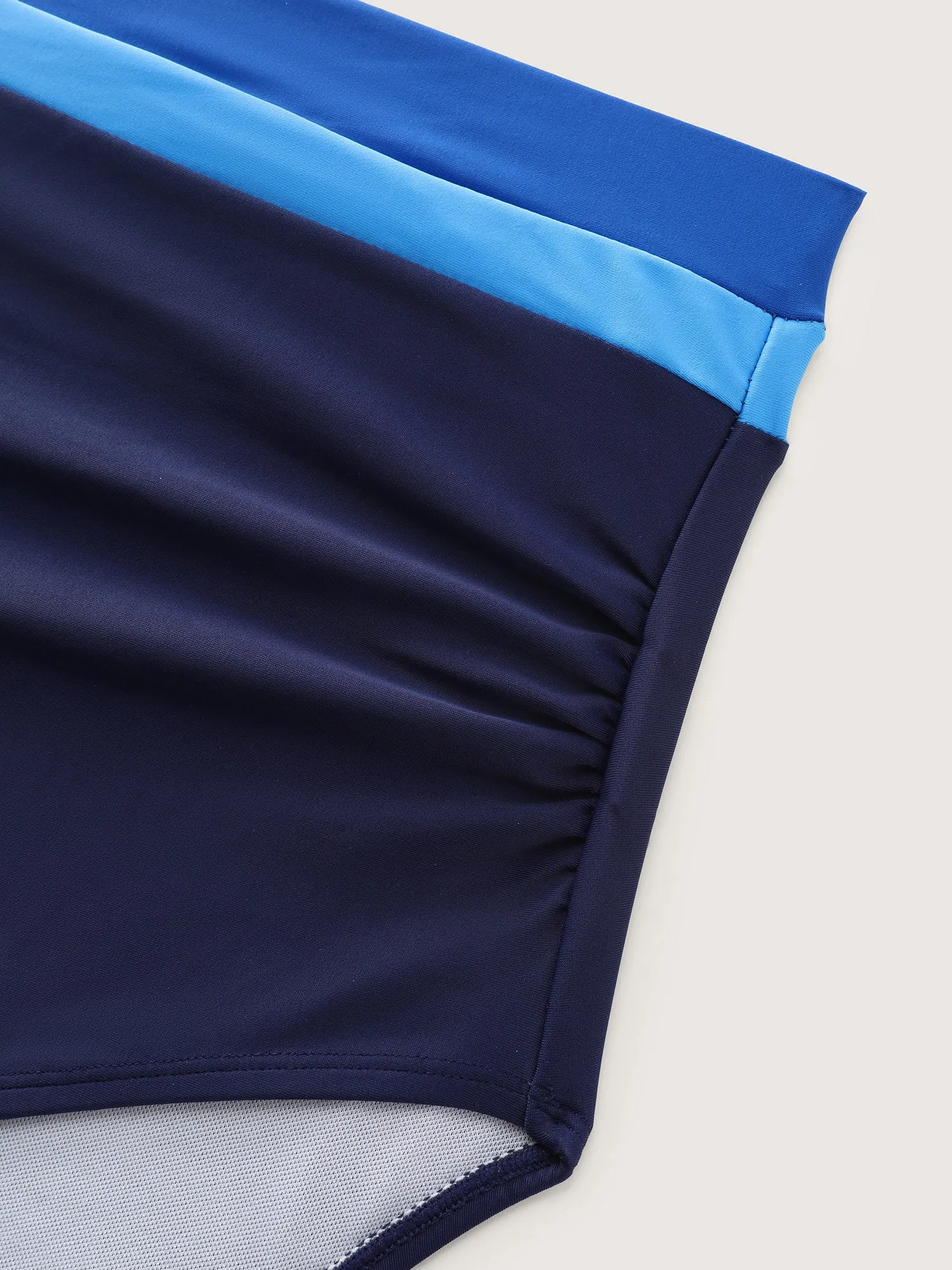 Colorblock Ruched High-Waist Swim Bottoms sold by Bloomchic product image thumbnail 5