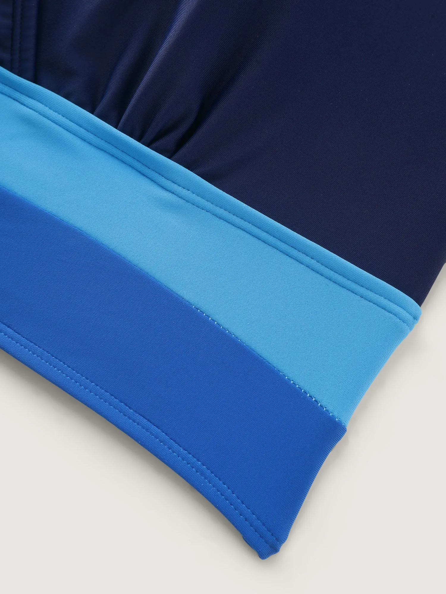 Colorblock Surplice Neckline Swim Top sold by Bloomchic product image thumbnail 4