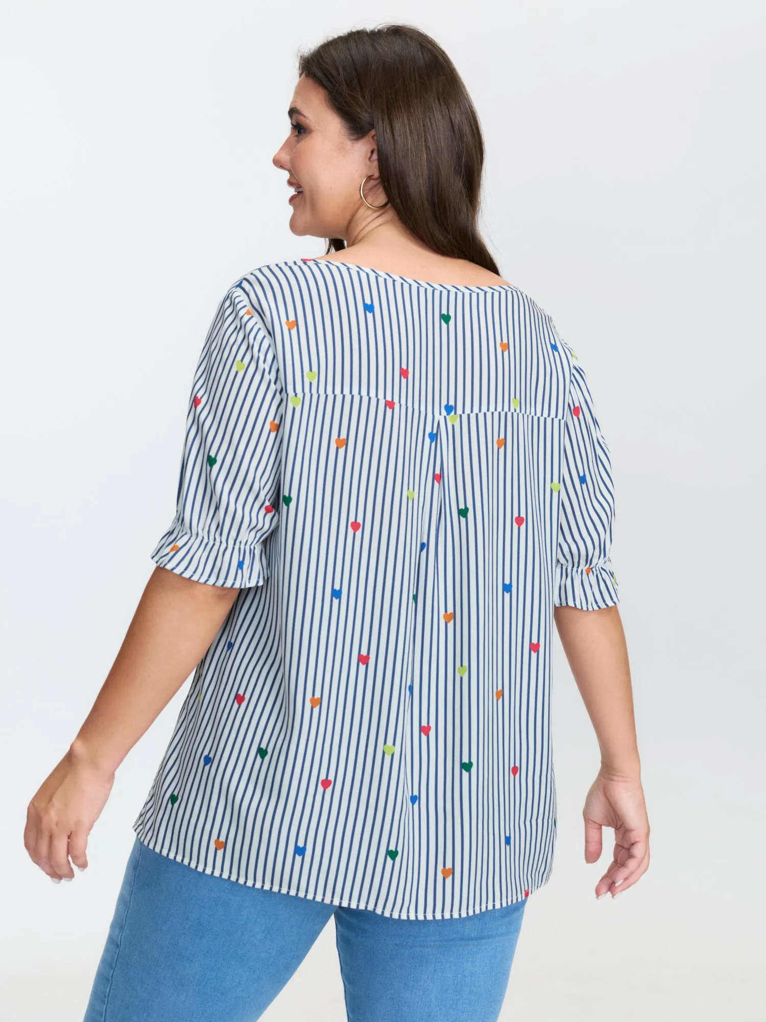 Floral Print Notched Collar Blouse sold by Bloomchic product image thumbnail 4