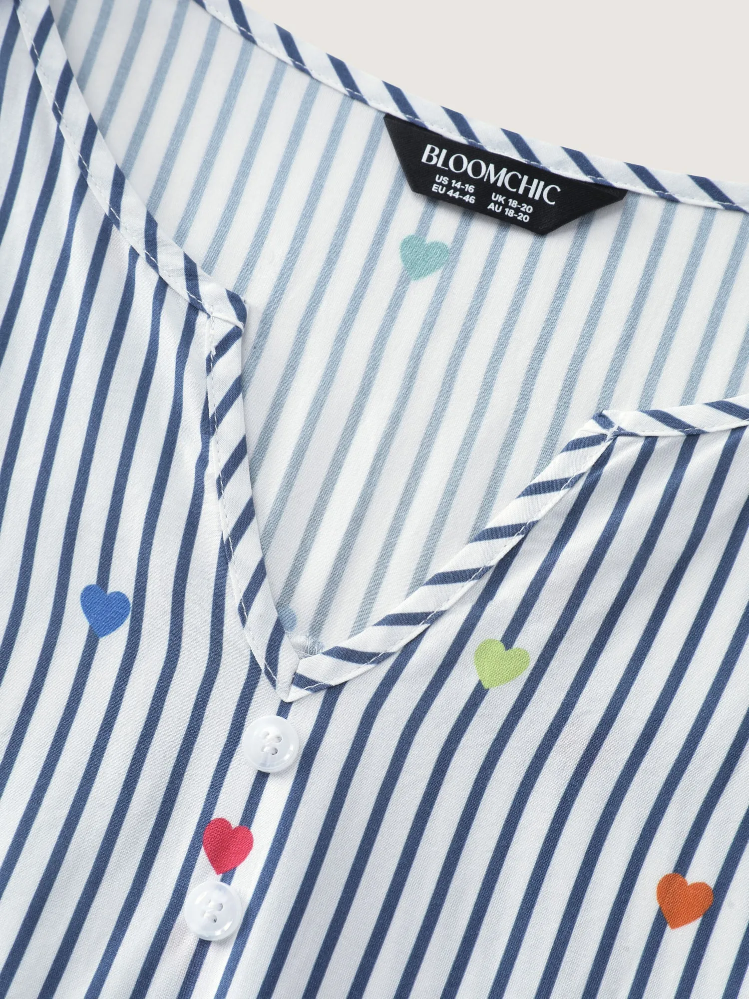 Floral Print Notched Collar Blouse sold by Bloomchic product image thumbnail 5