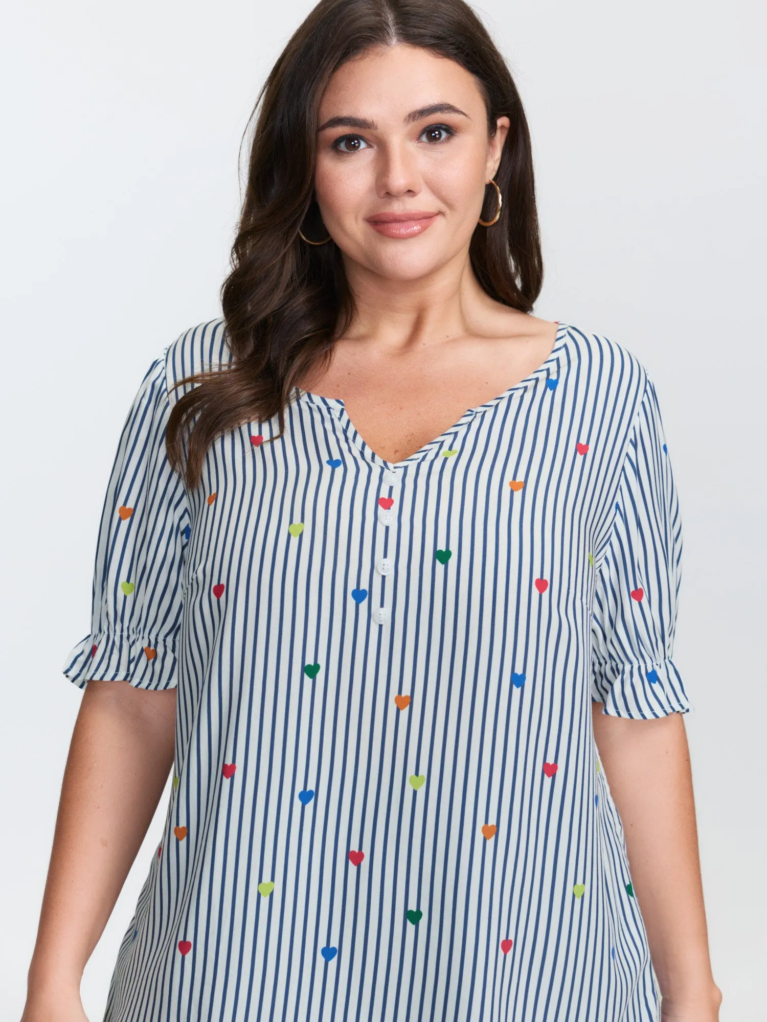 Floral Print Notched Collar Blouse sold by Bloomchic product image thumbnail 2