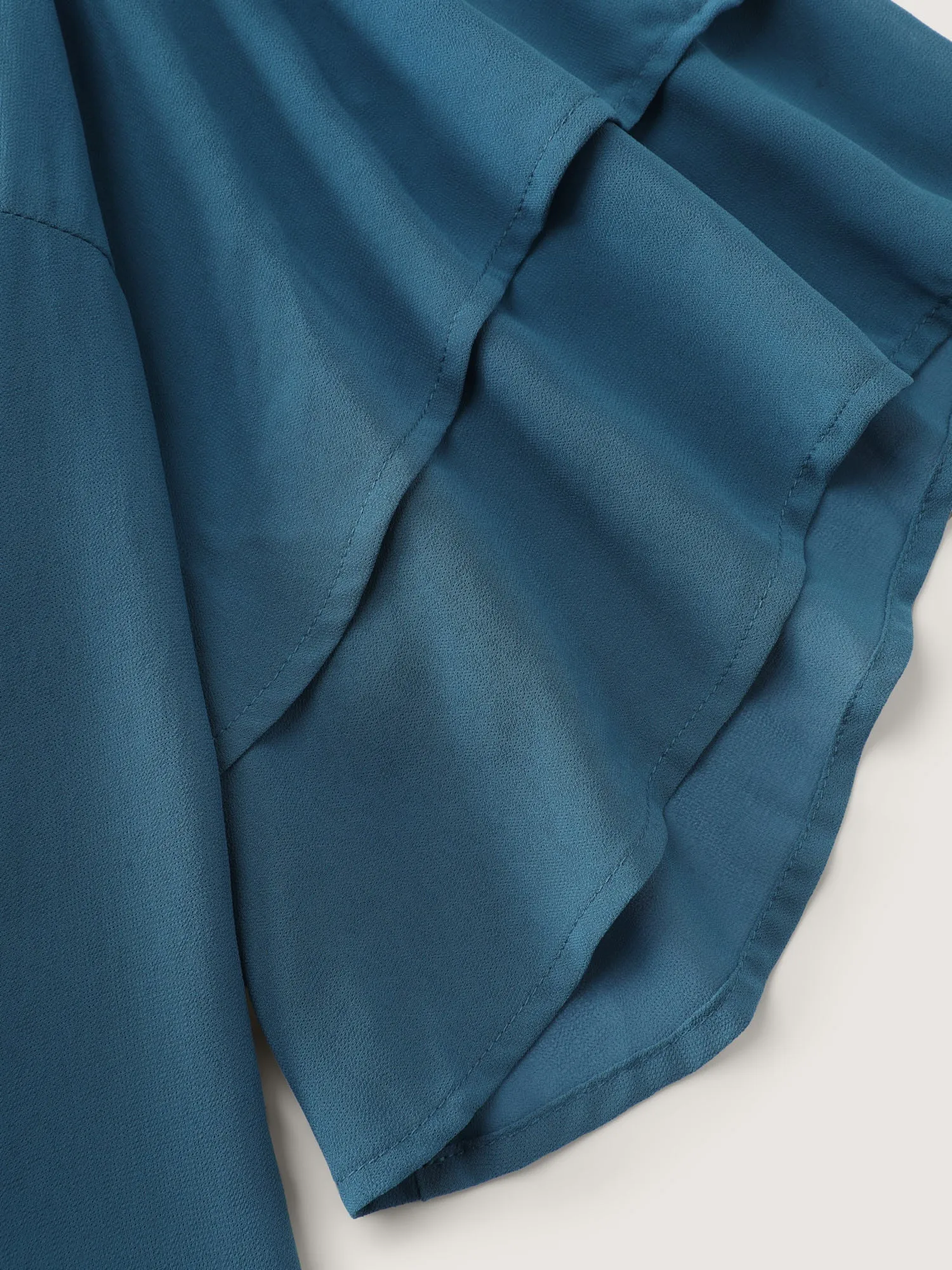 Chiffon Layered Ruffled Sleeve Flowy Blouse sold by Bloomchic product image thumbnail 5