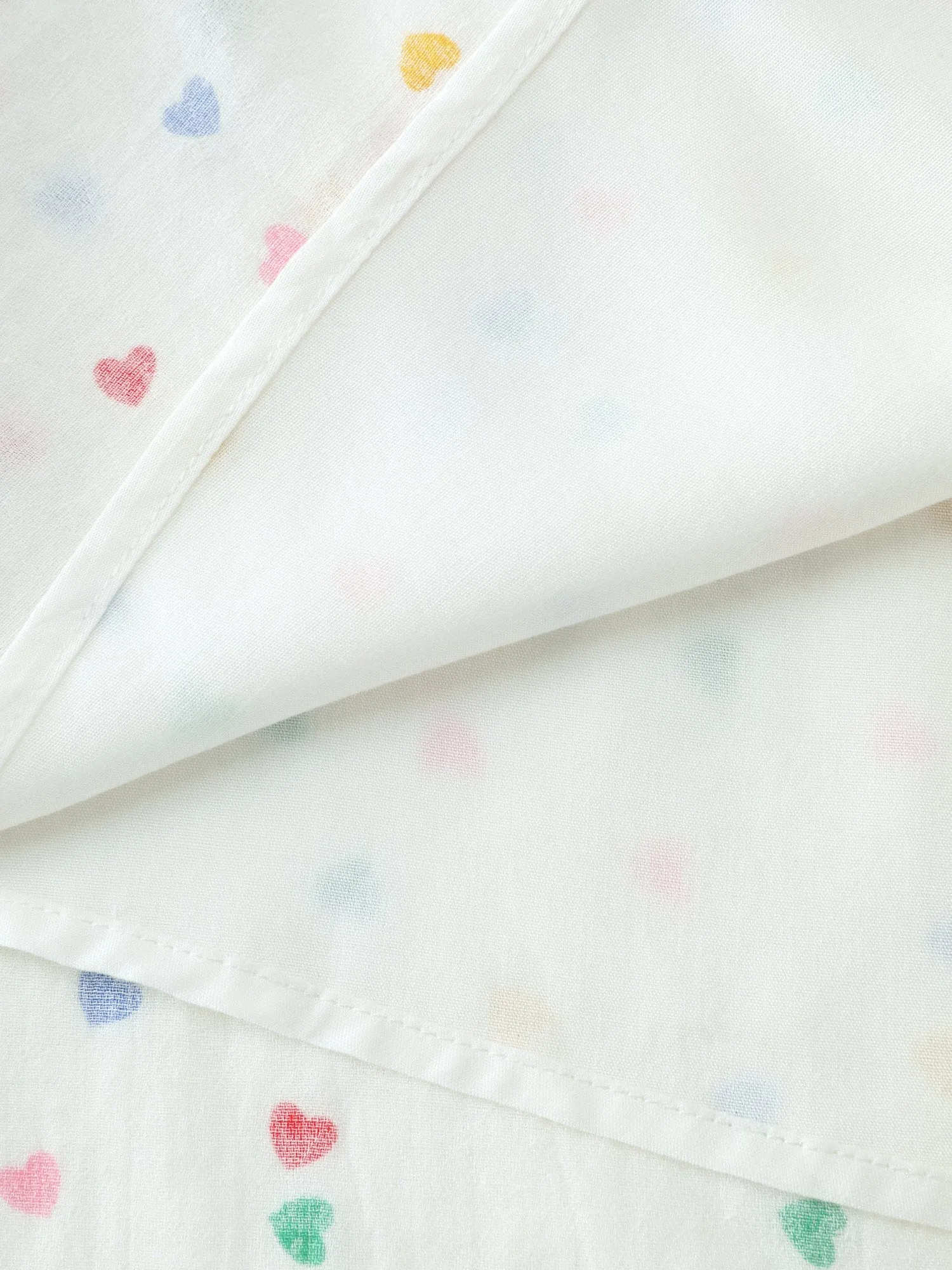 Cotton Colorful Heart Print Belted Midi Dress sold by Bloomchic product image thumbnail 5