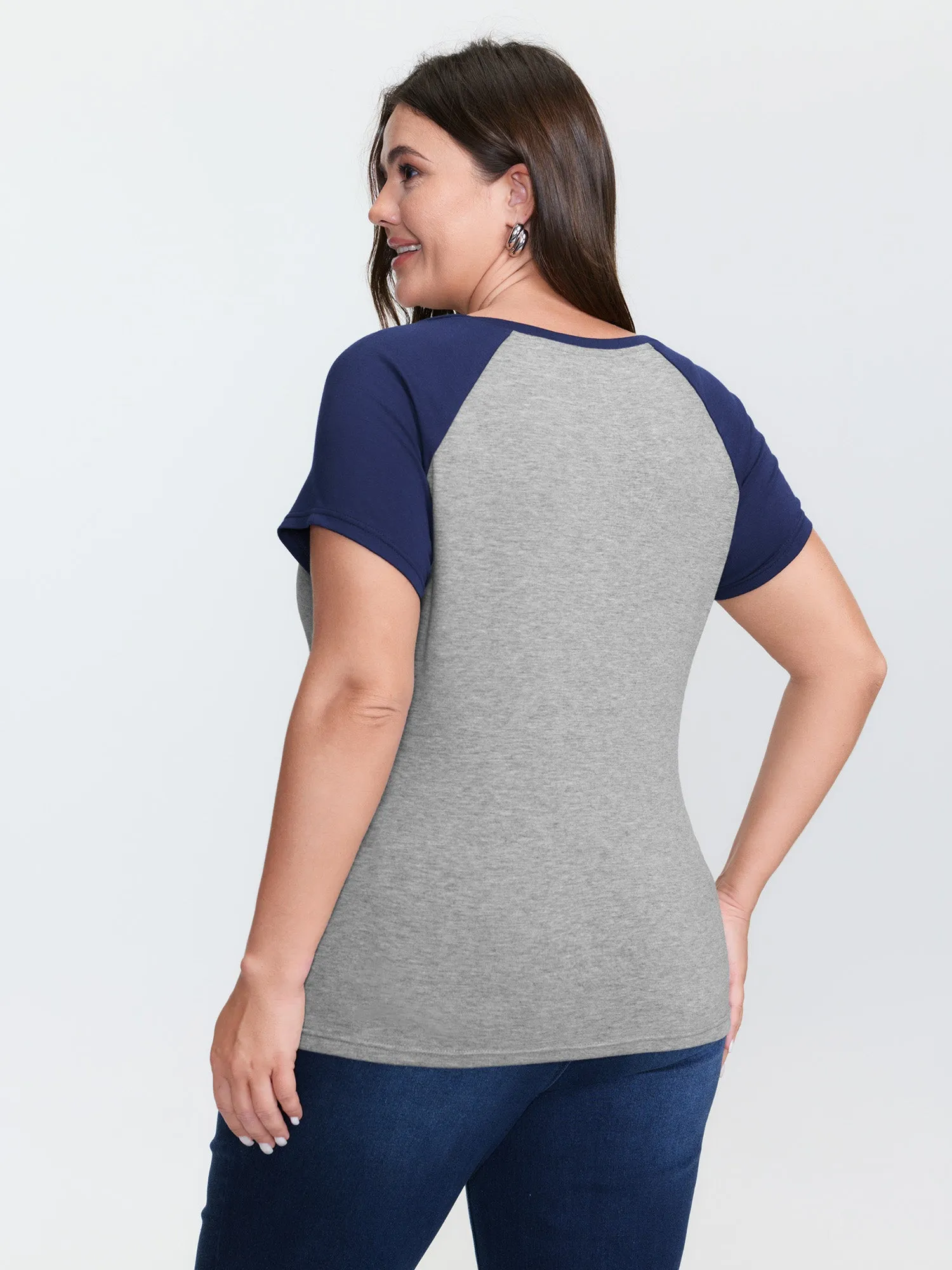 Supersoft Color Contrast T-Shirt sold by Bloomchic product image thumbnail 4