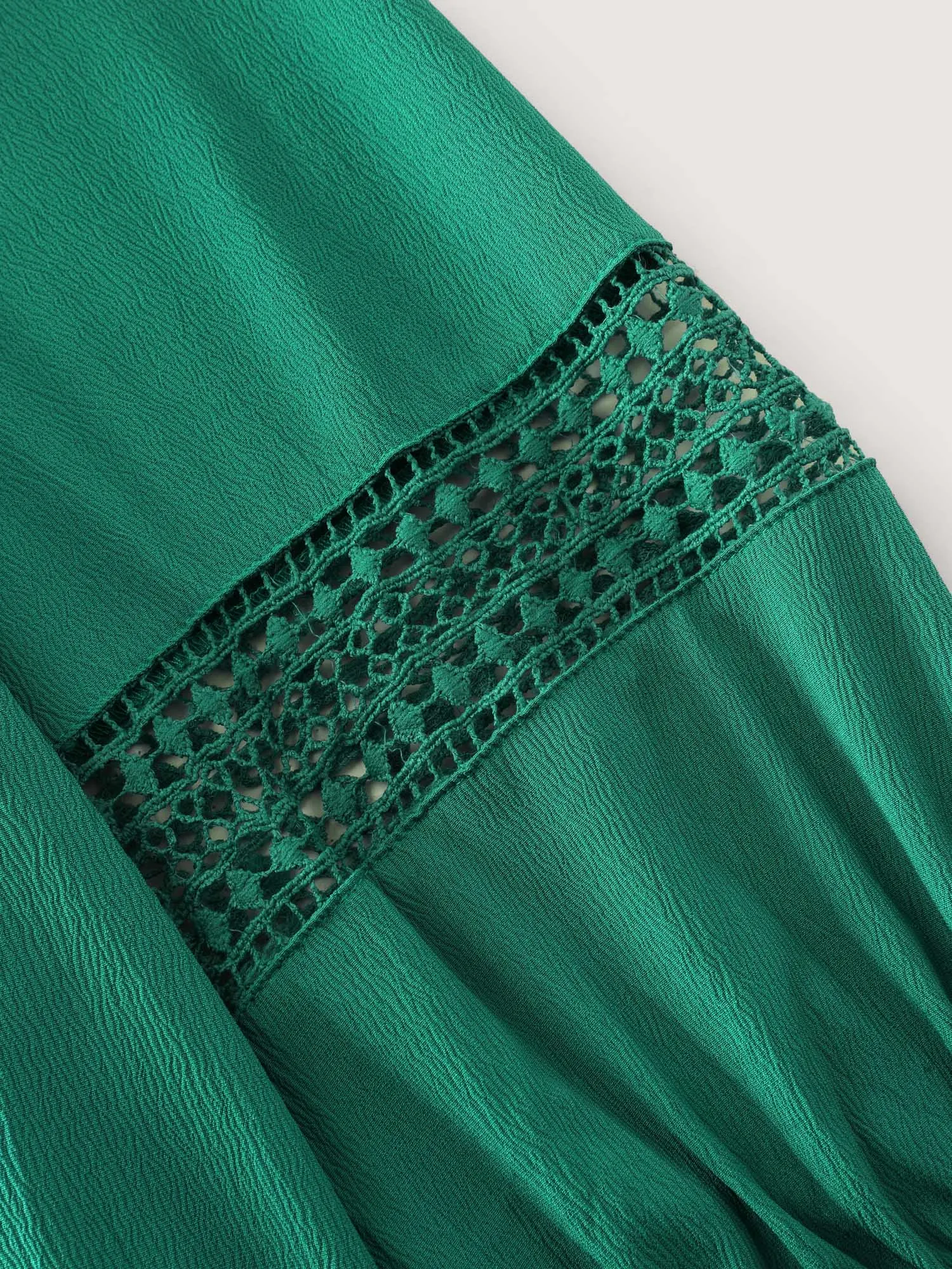 Supersoft Lace Trim Tiered Maxi Dress sold by Bloomchic product image thumbnail 5