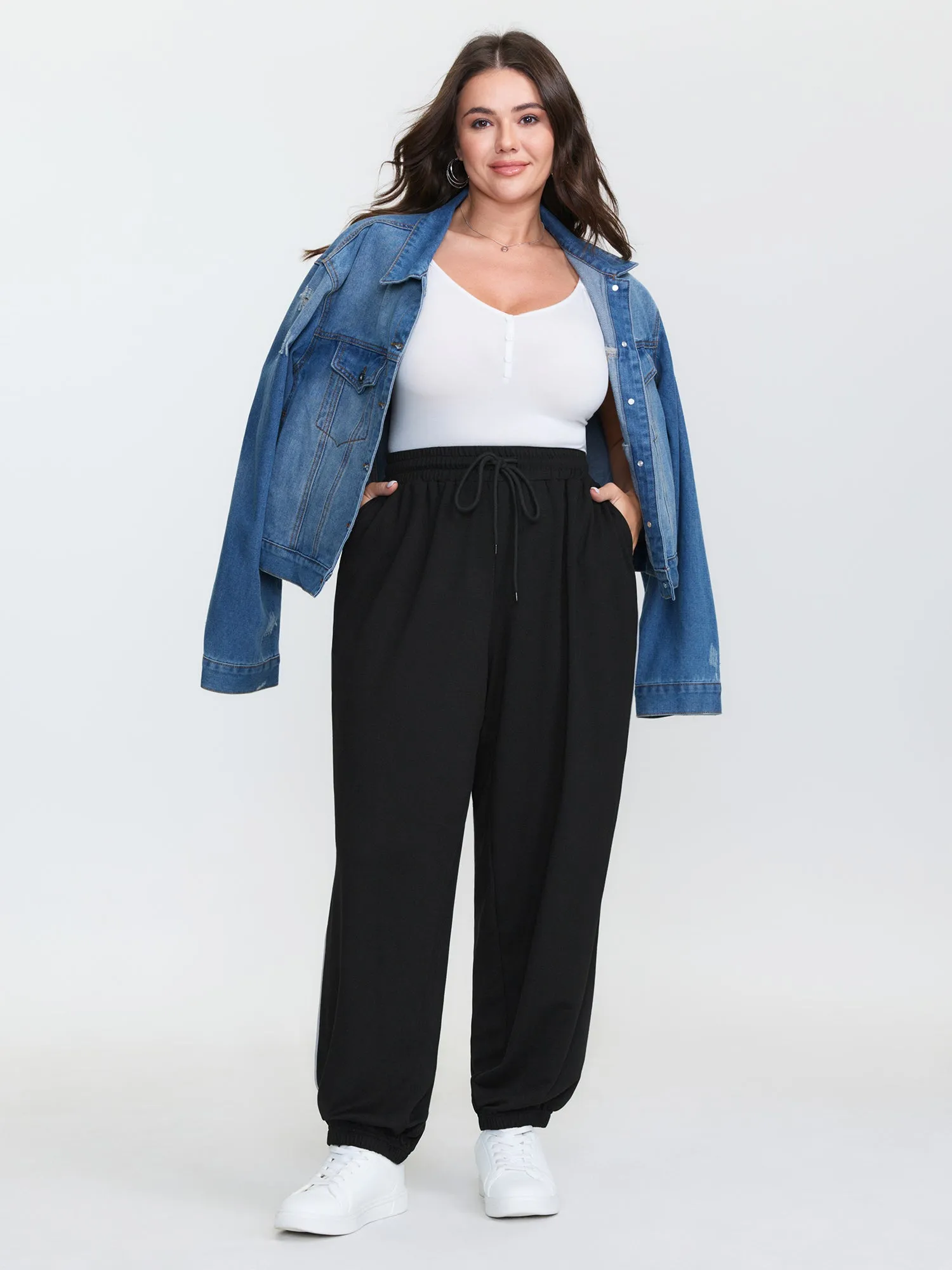 Supersoft Drawstring Jogger Pants sold by Bloomchic product image thumbnail 2