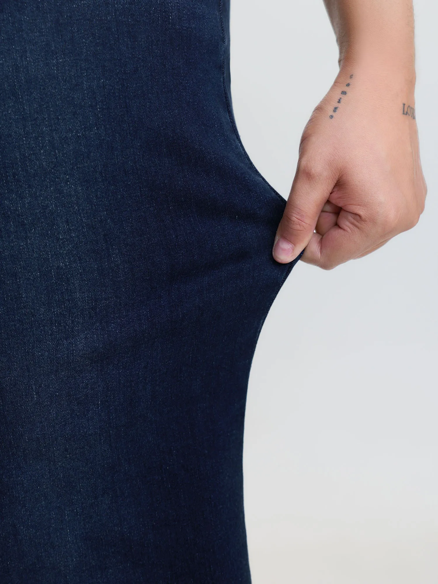 Stretchy Mid-Rise Flared Jeans sold by Bloomchic product image thumbnail 4