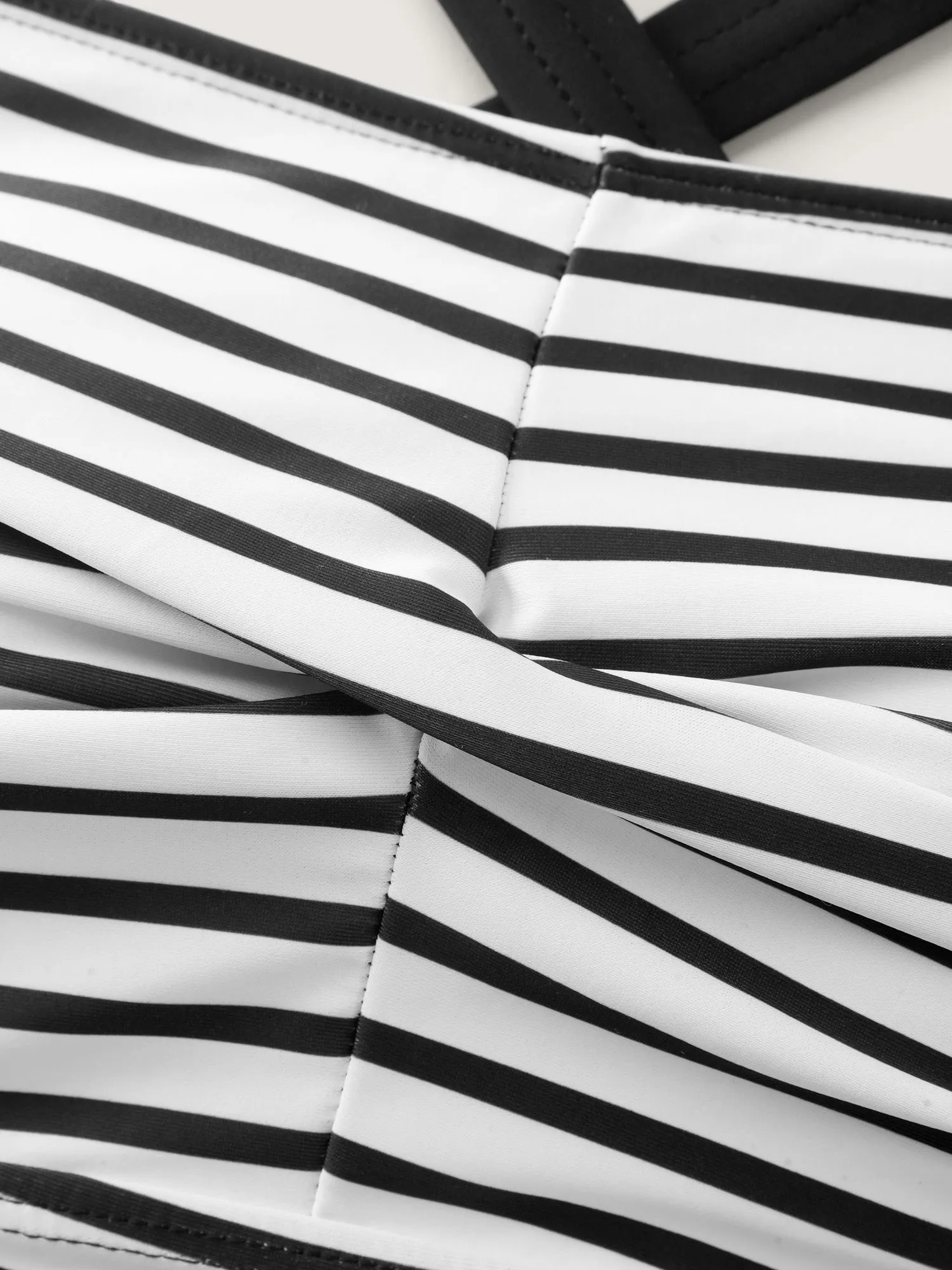 Striped Twist Front Tummy-Control Swim Top sold by Bloomchic product image thumbnail 5