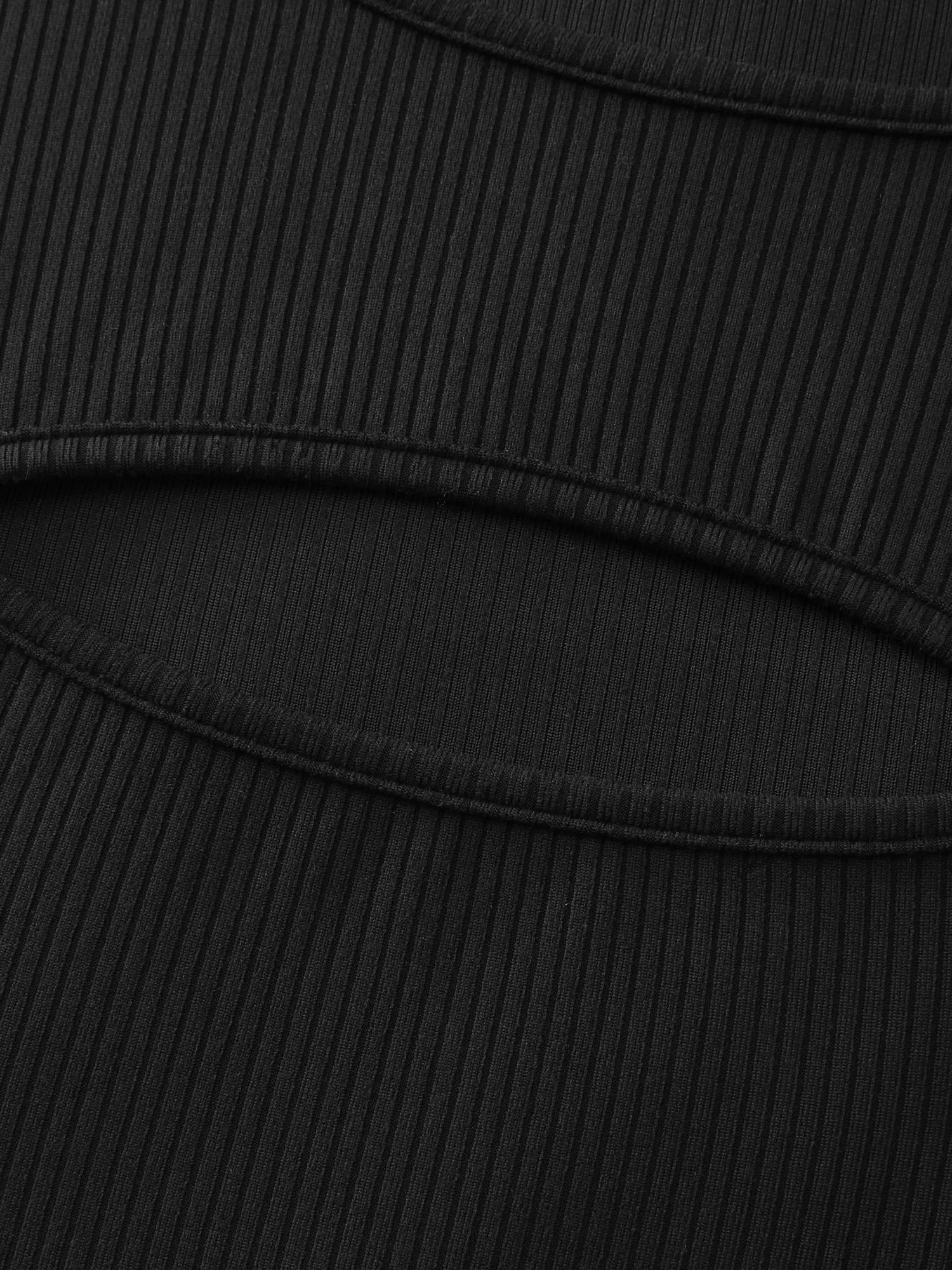 Ribbed Cut-Out Neckline Midi Dress sold by Bloomchic product image thumbnail 5