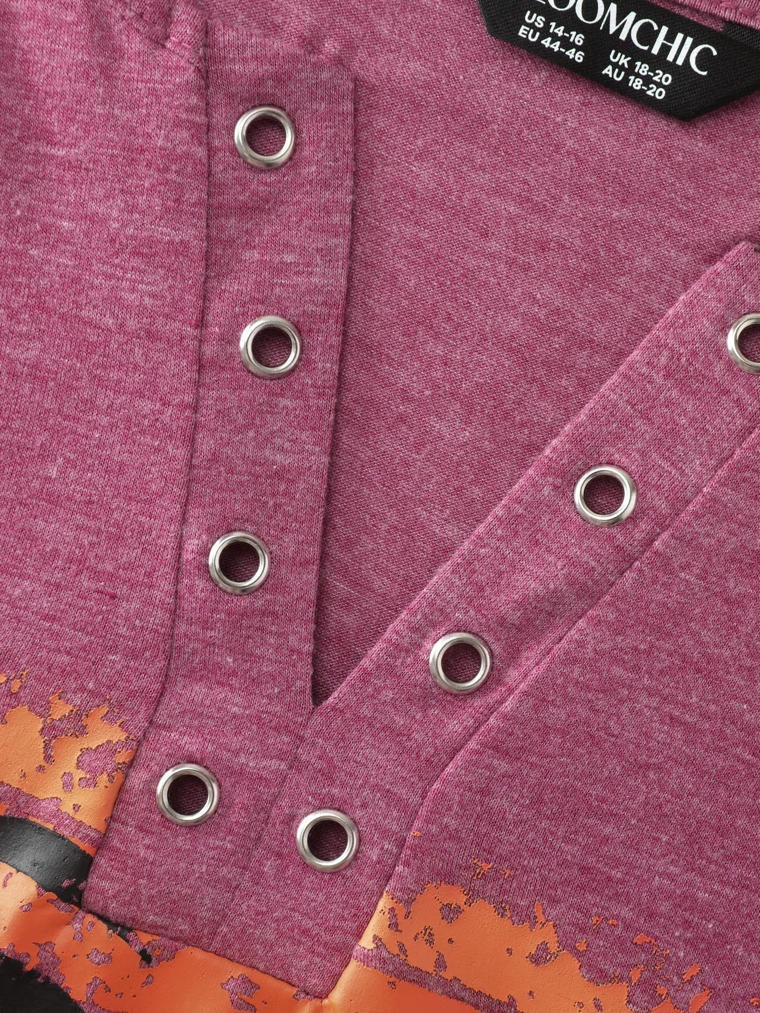 Supersoft Island Pattern Button Placket T-Shirt sold by Bloomchic product image thumbnail 5