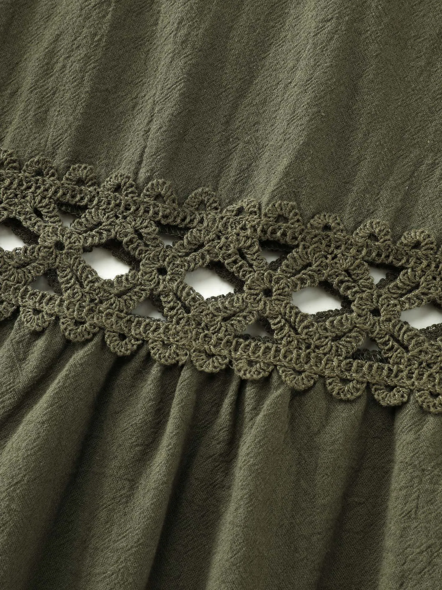 Pure Cotton Off-Shoulder Midi Dress sold by Bloomchic product image thumbnail 5