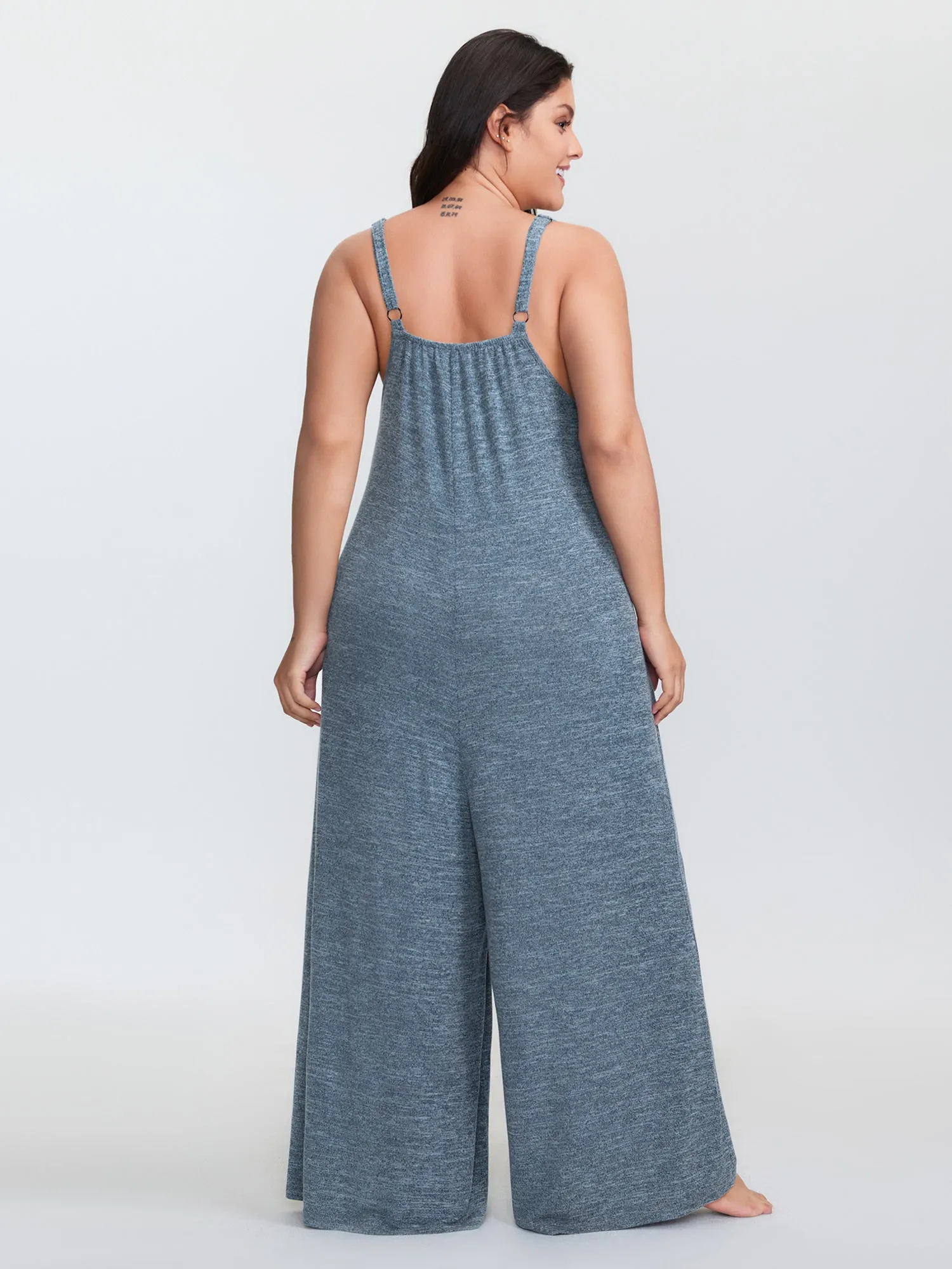 Supersoft Flowy Cami Lounge Jumpsuit sold by Bloomchic product image thumbnail 4