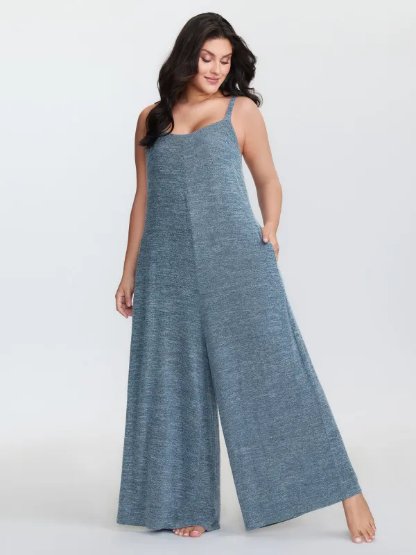 Supersoft Flowy Cami Lounge Jumpsuit made by Bloomchic