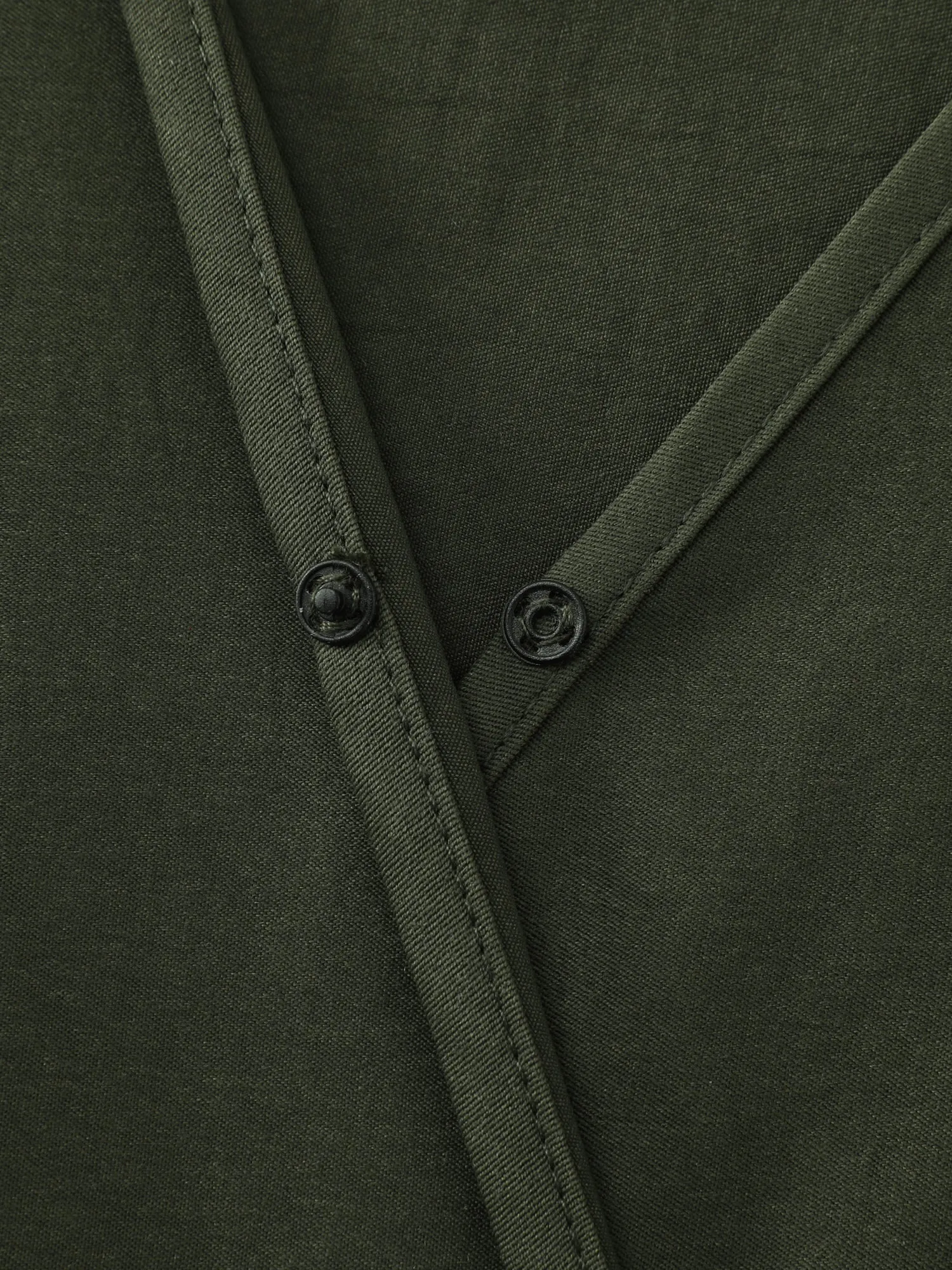 Waist-Tie Asymmetrical Hem Pockets Midi Dress sold by Bloomchic product image thumbnail 5