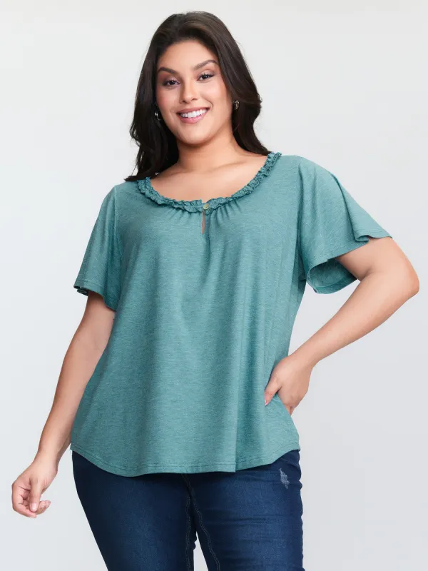 Supersoft Bust-Friendly Adjustable Fit T-Shirt sold by Bloomchic
