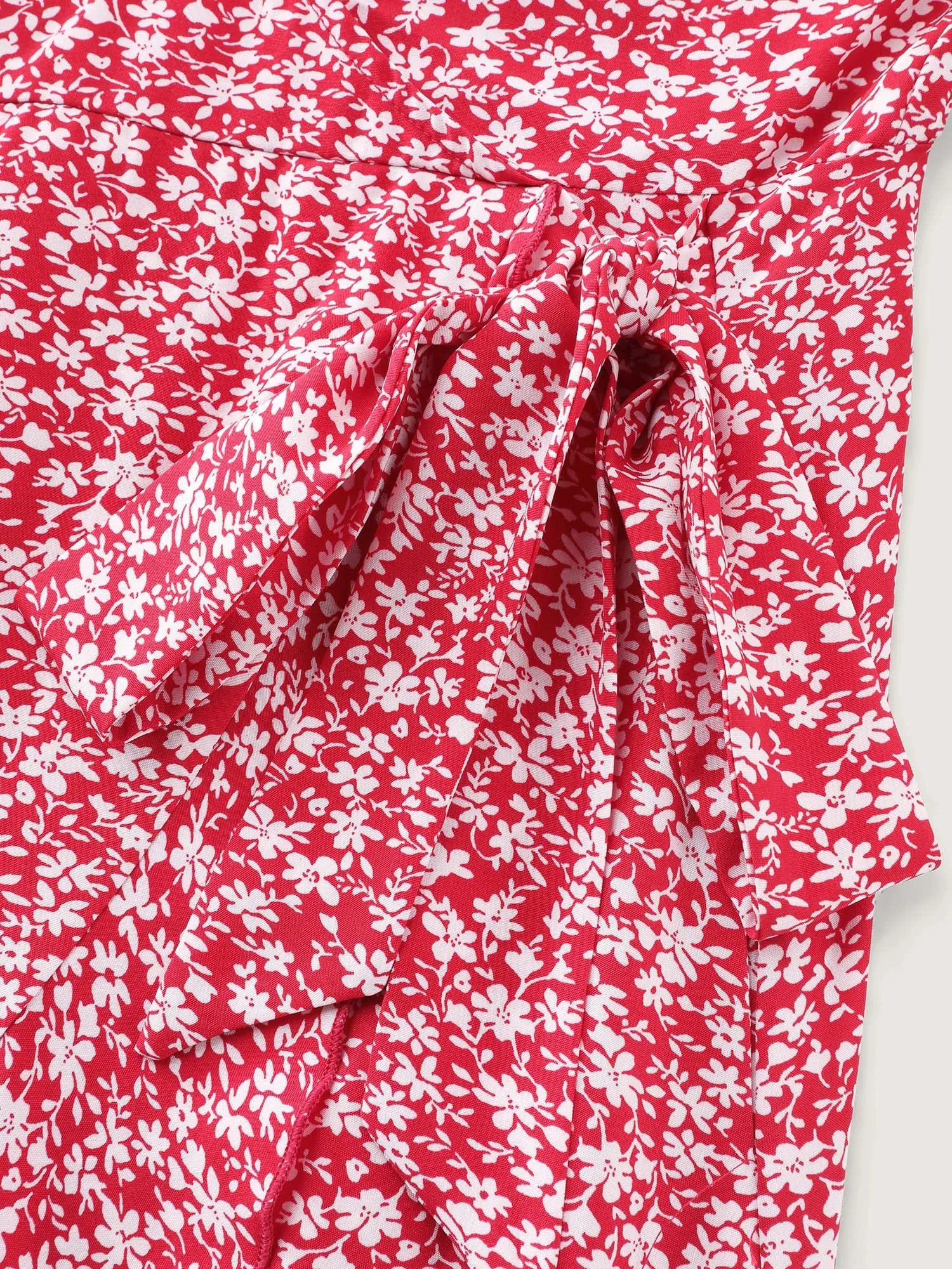 Ditsy Floral Print Flared Sleeve Maxi Dress sold by Bloomchic product image thumbnail 5