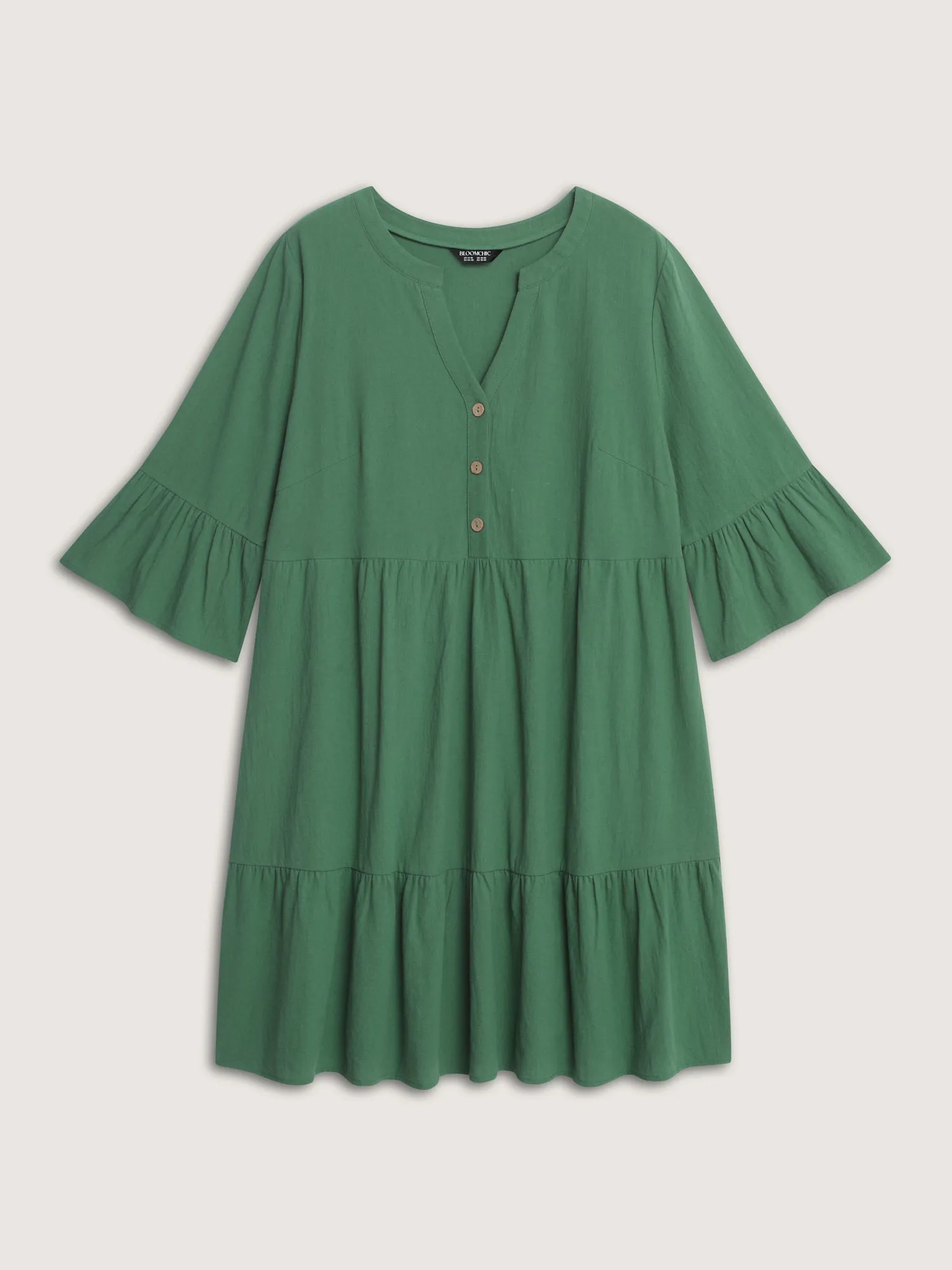 Pure Cotton Tiered Mini Dress sold by Bloomchic product image thumbnail 5