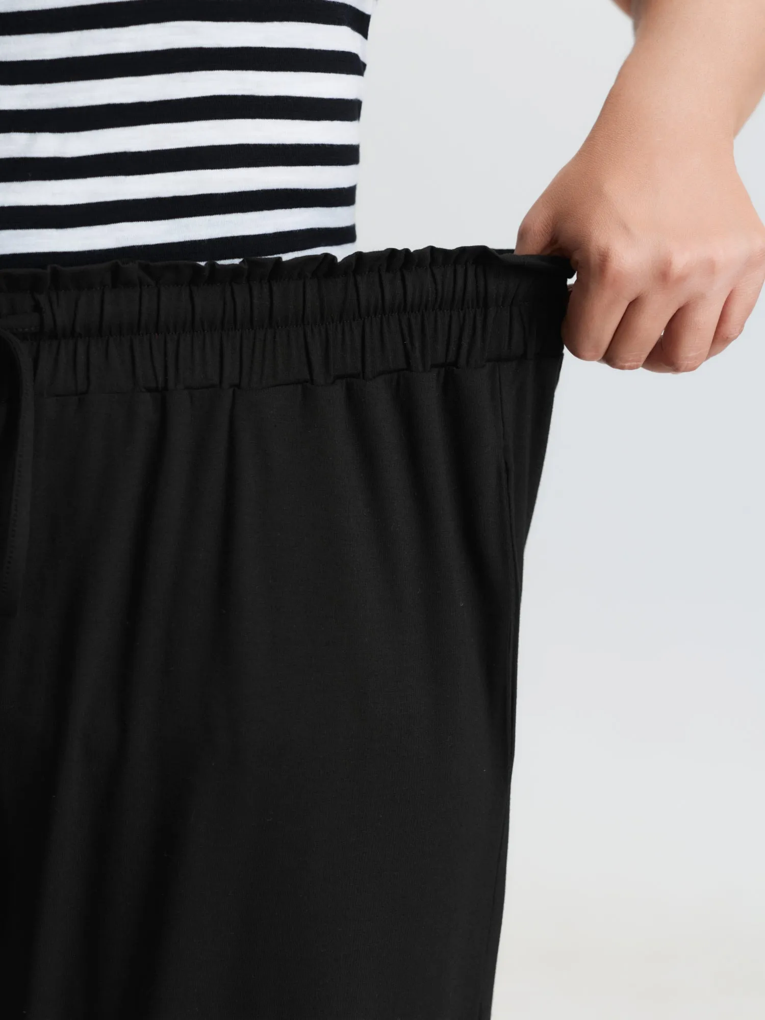 Supersoft Shirred Drawstring Waist Pants sold by Bloomchic product image thumbnail 4