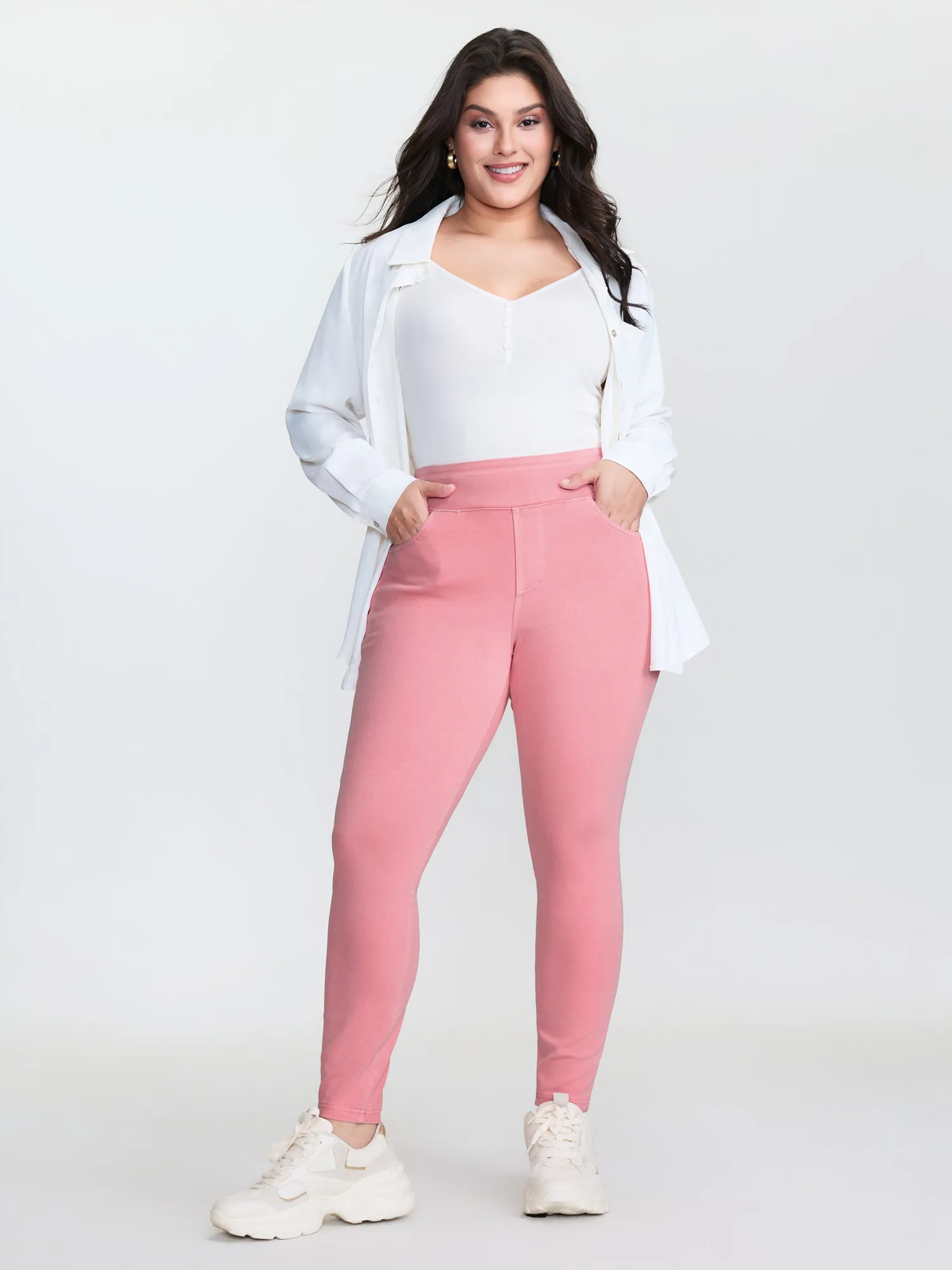 Supersoft High-Rise Skinny-Fit Jeans sold by Bloomchic product image thumbnail 2