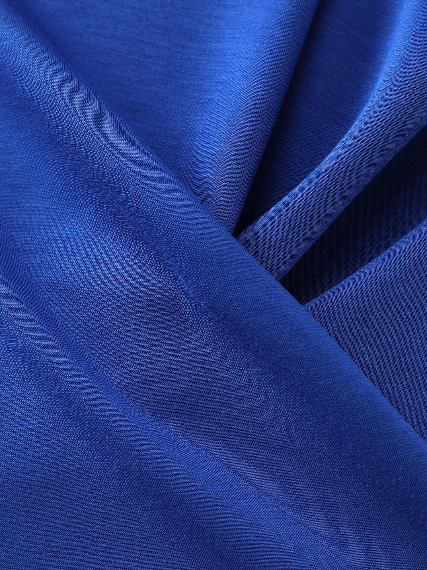 Twist-Front Boat Neckline Plain Knit Top sold by Bloomchic product image thumbnail 5