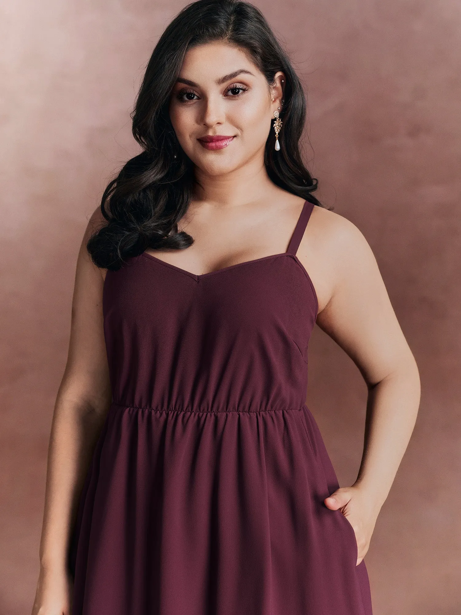 Romantic Floral Print Scarf-Detail Maxi Dress sold by Bloomchic product image thumbnail 3