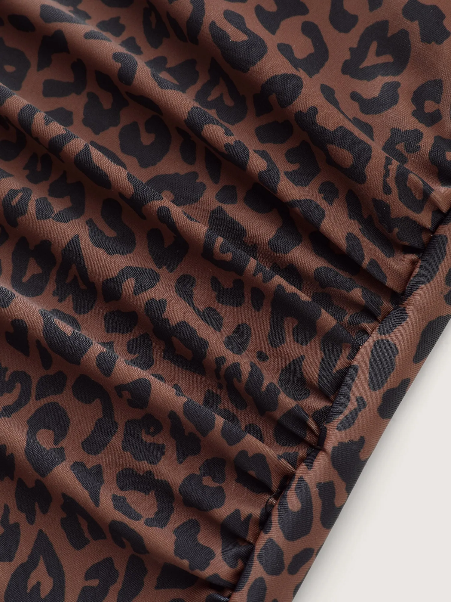 Leopard Print Channel Drawstring One-Piece Swimsuit sold by Bloomchic product image thumbnail 5