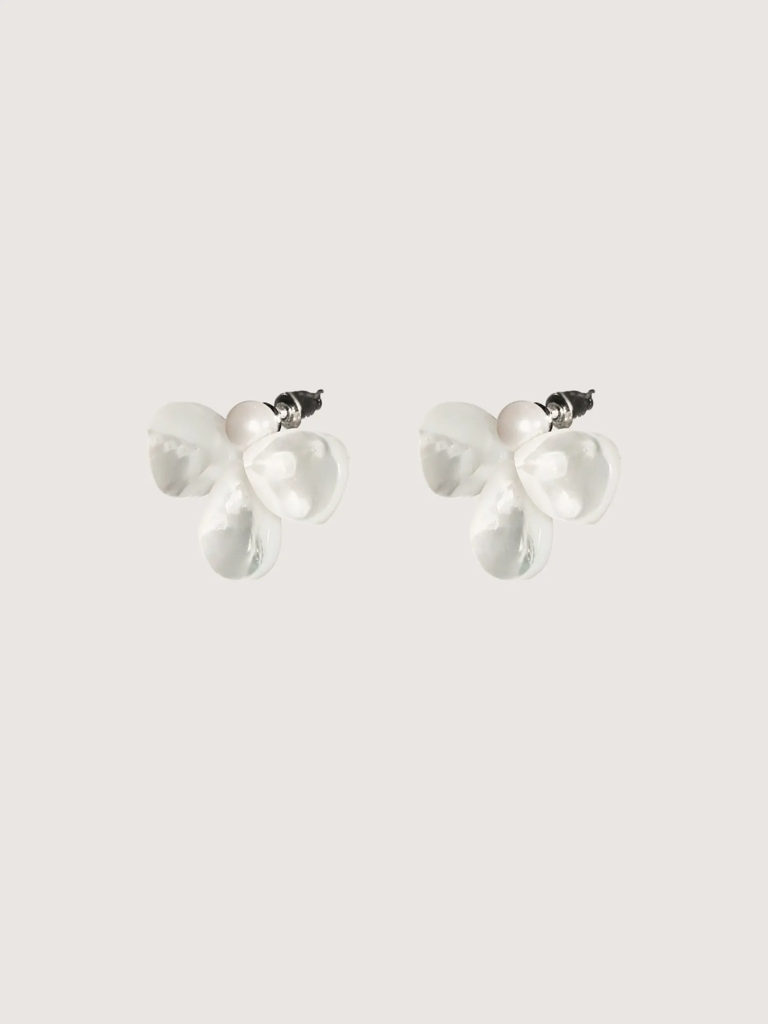 Floral Petals 925 Silver Needle Earrings sold by Bloomchic product image thumbnail 3