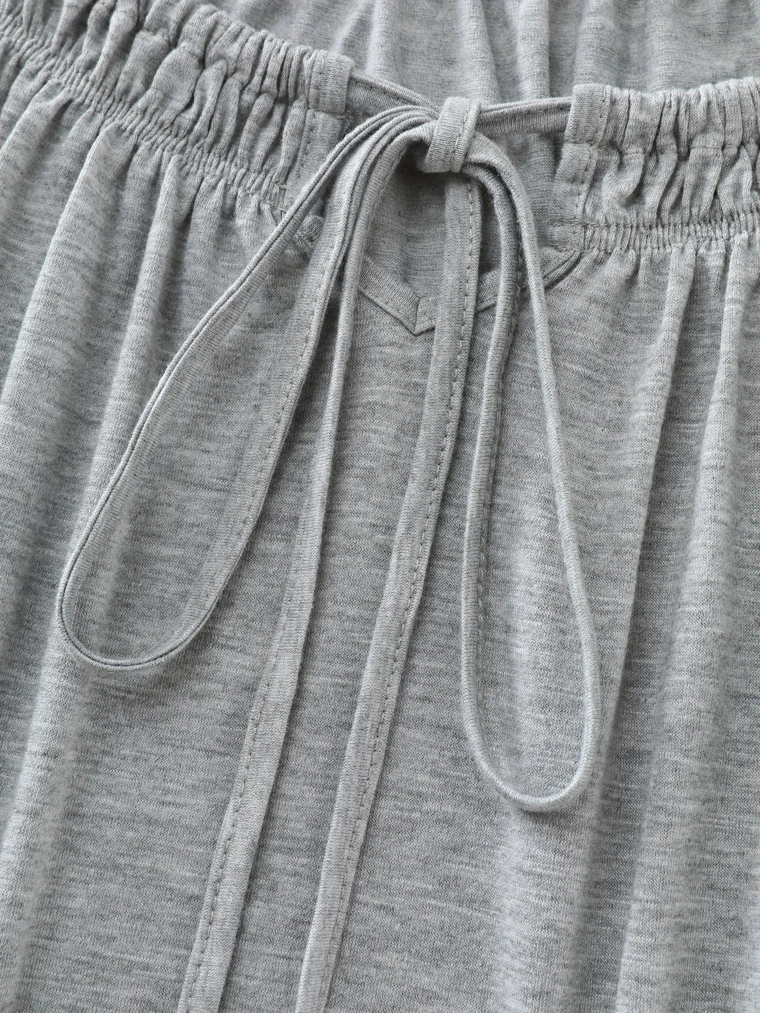 Supersoft Shirred Drawstring Neckline Flowy Top sold by Bloomchic product image thumbnail 5